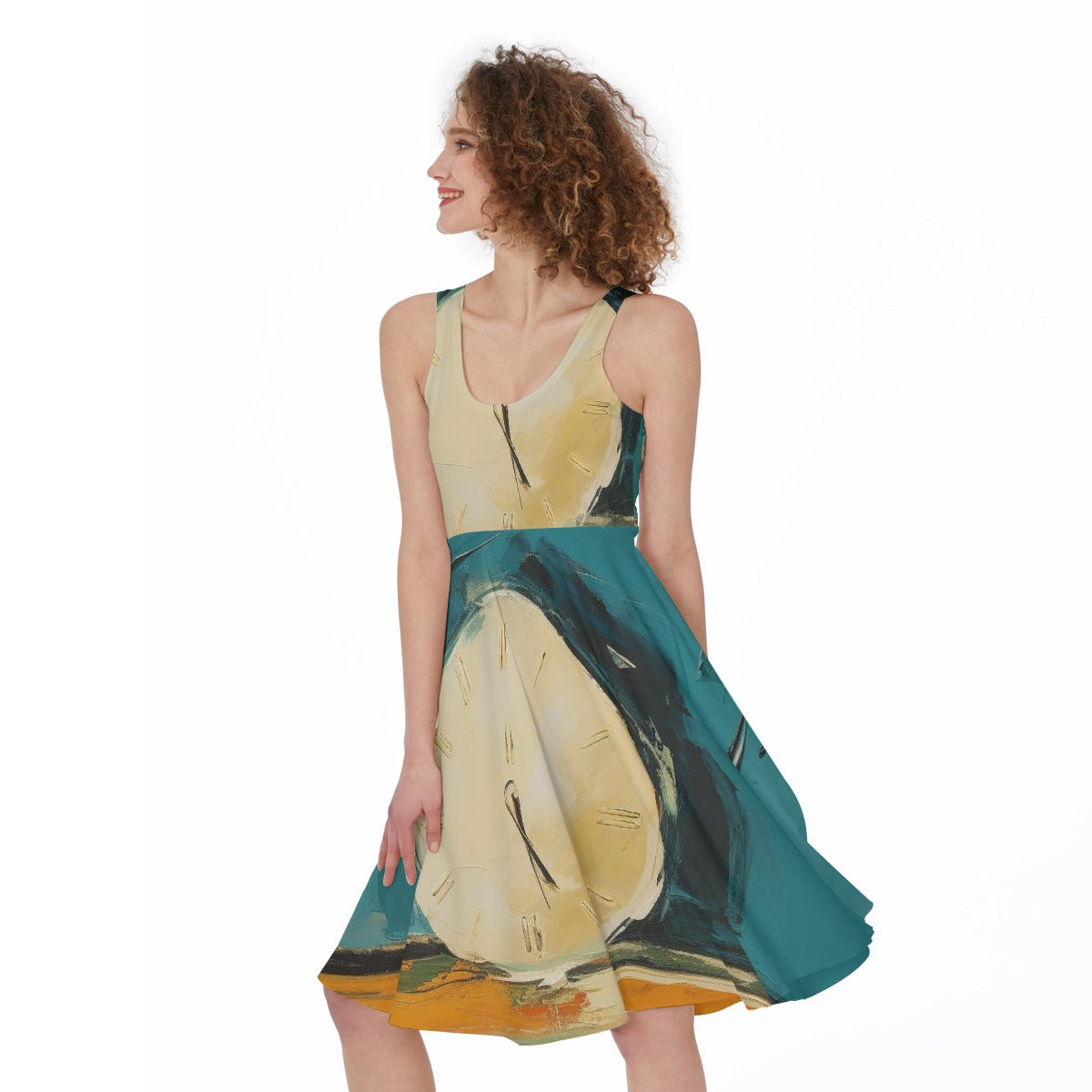 All-Over Print Women's Sleeveless Dress
