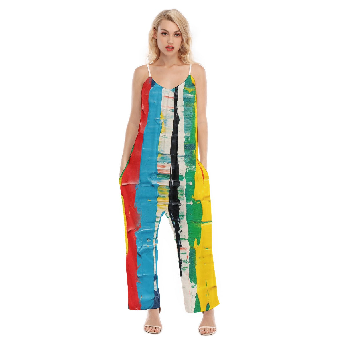 All-Over Print Women's Loose Cami Jumpsuit