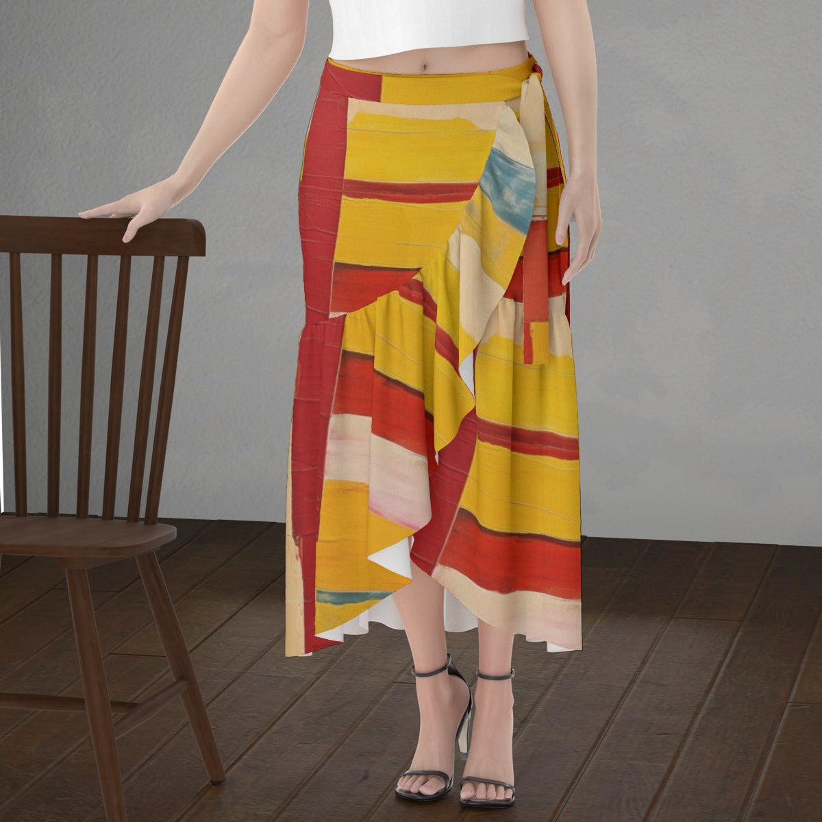 All-Over Print Women's Wrap Skirt