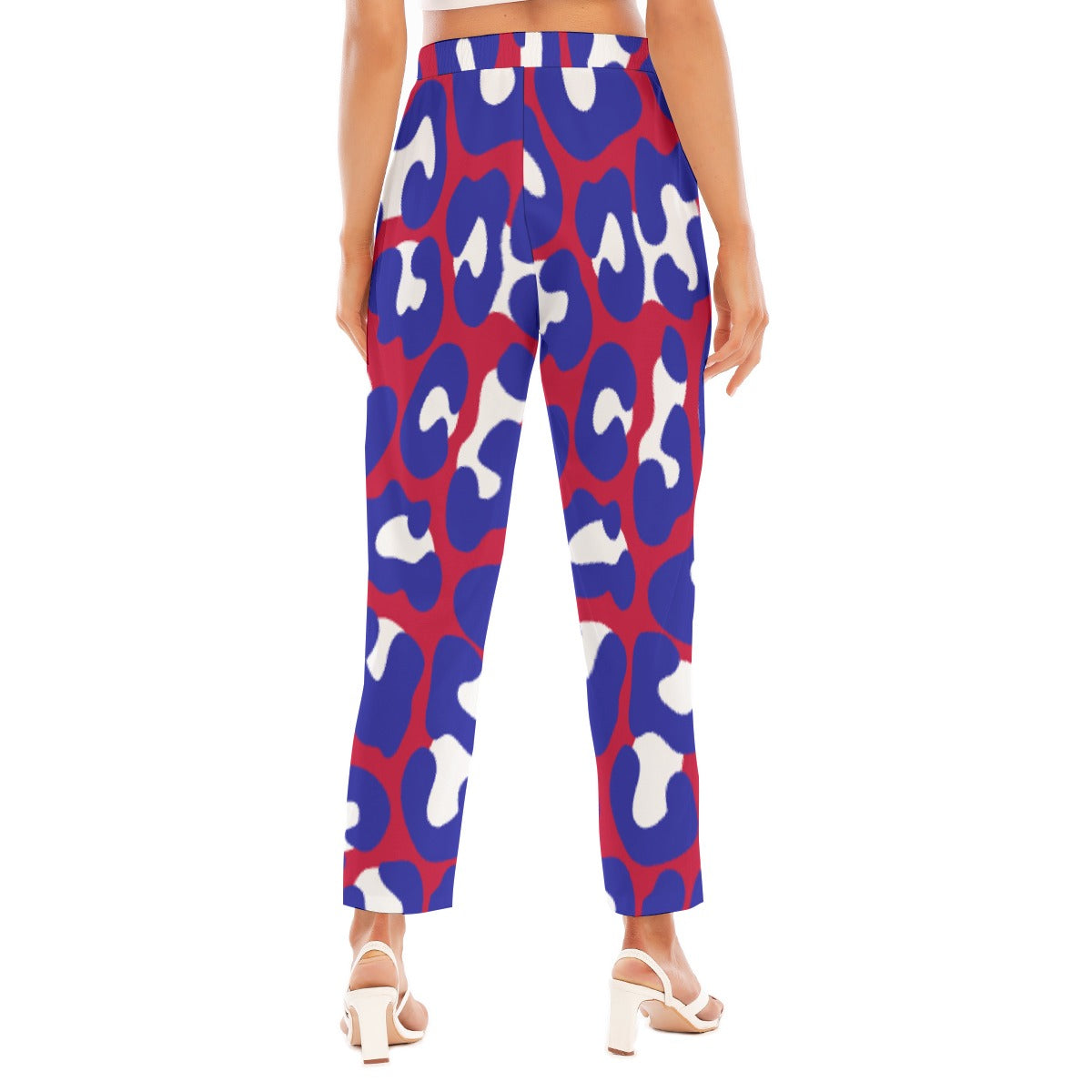 All-Over Print Women's Loose Straight-leg Pants