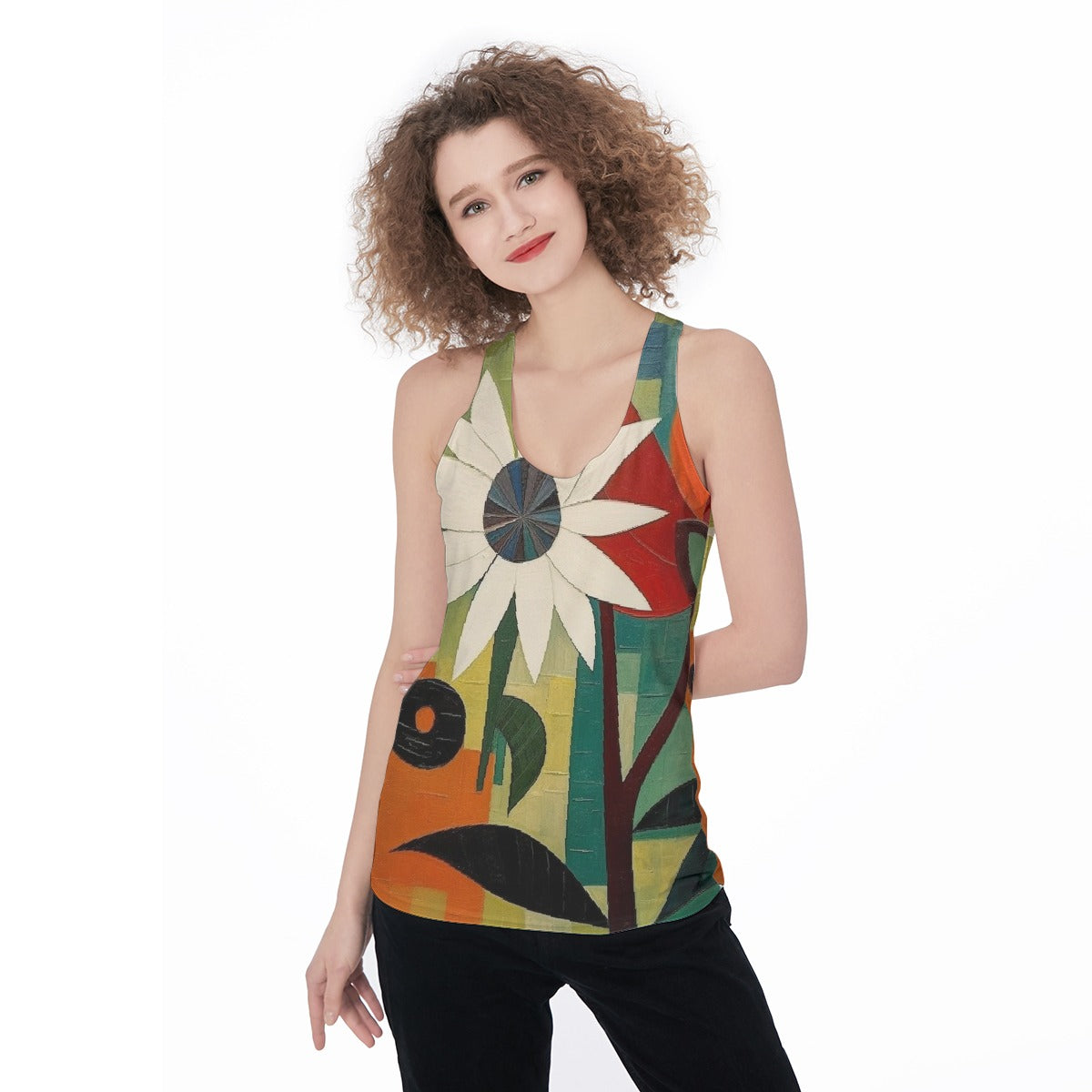 All-Over Print Women's Racerback Tank Top