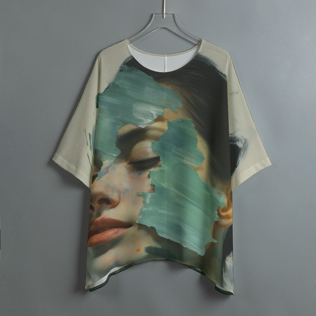 All-Over Print Women's Bat Sleeve Shirt