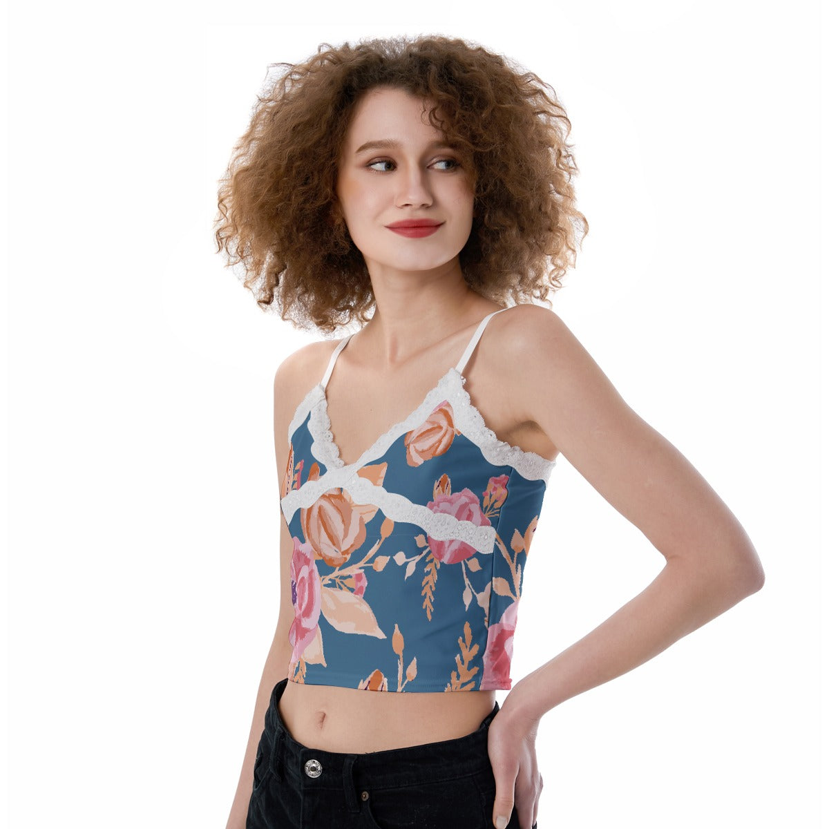 All-Over Print Women's Lace Camisole