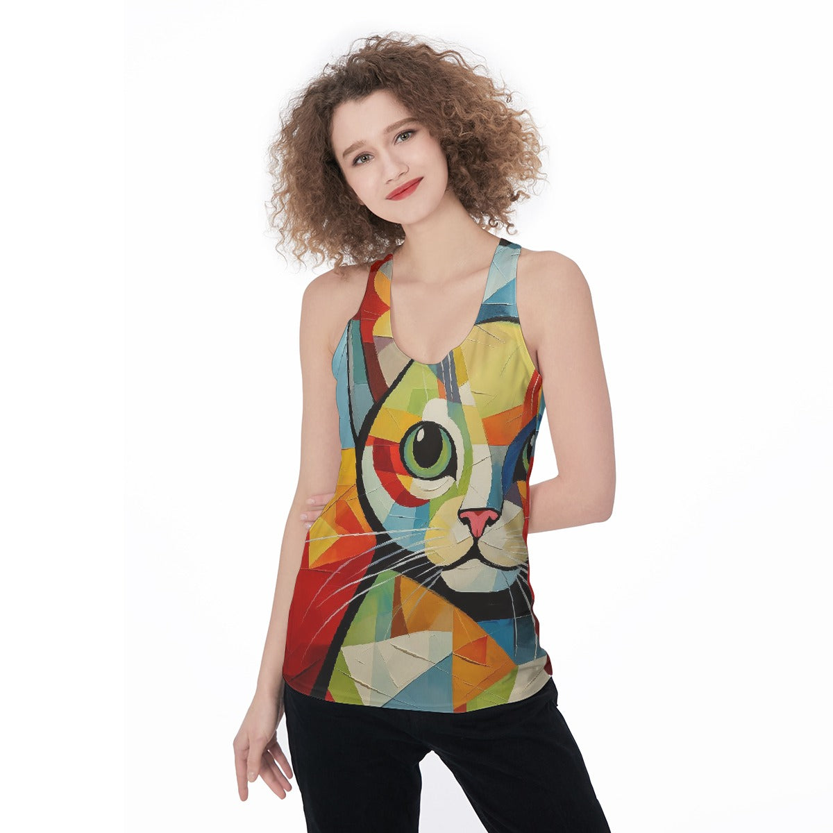 All-Over Print Women's Racerback Tank Top