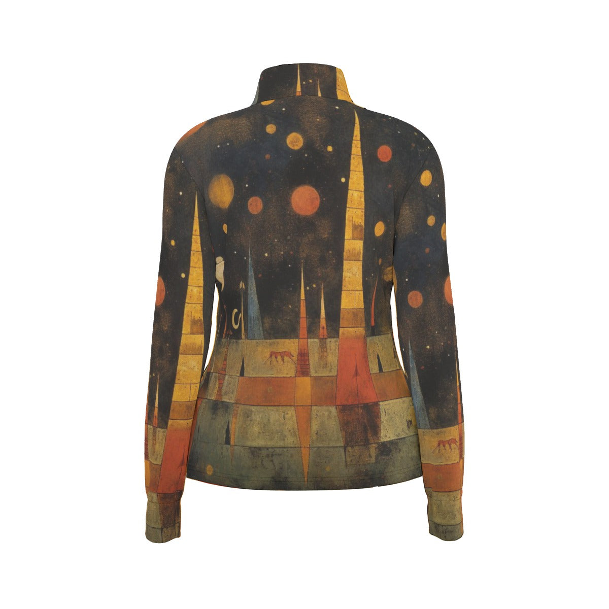 All-Over Print Women's Long Sleeve Thumbhole Jacket
