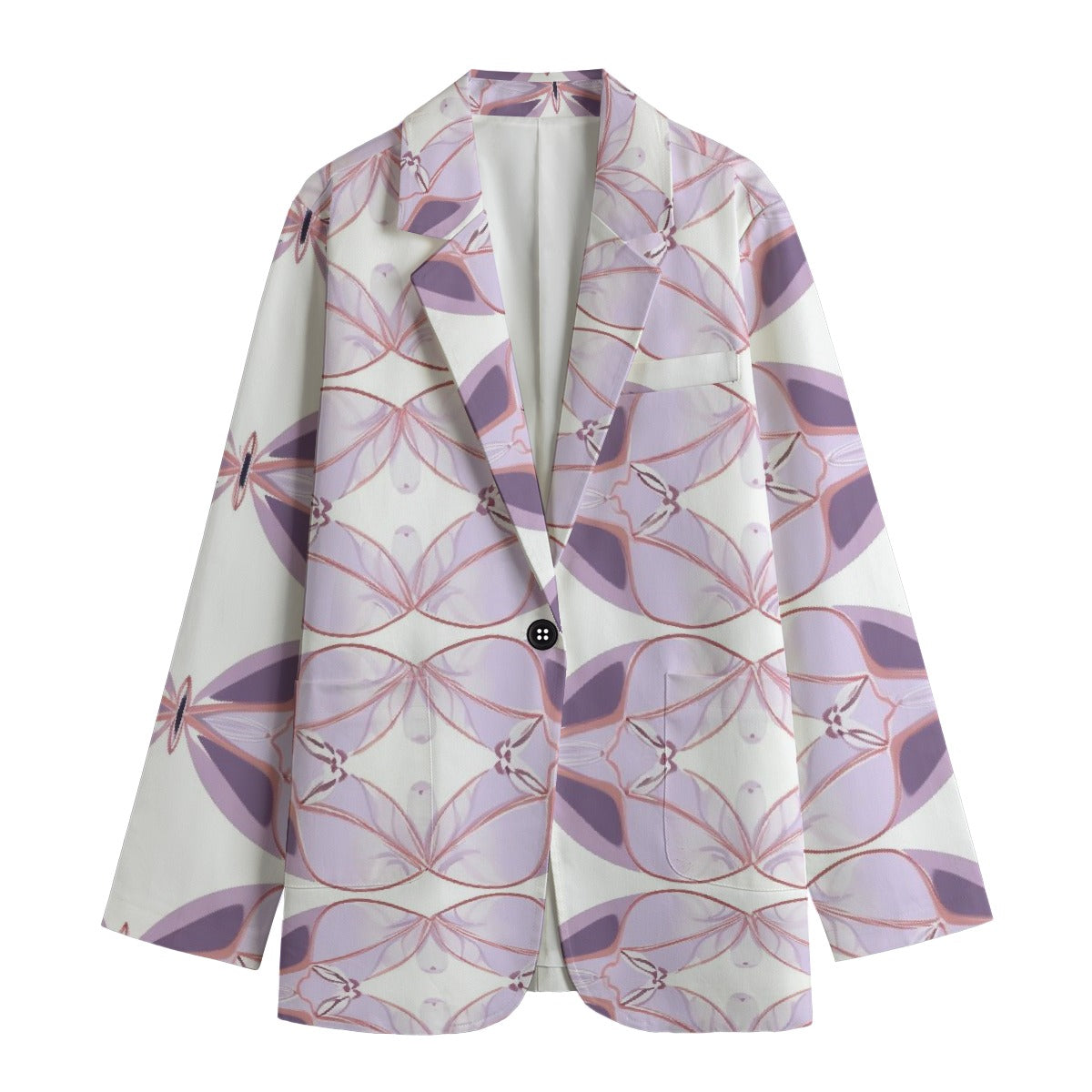 All-Over Print Women's Leisure Blazer