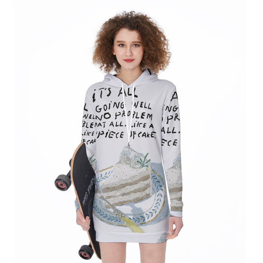All-Over Print Women's Long Hoodie