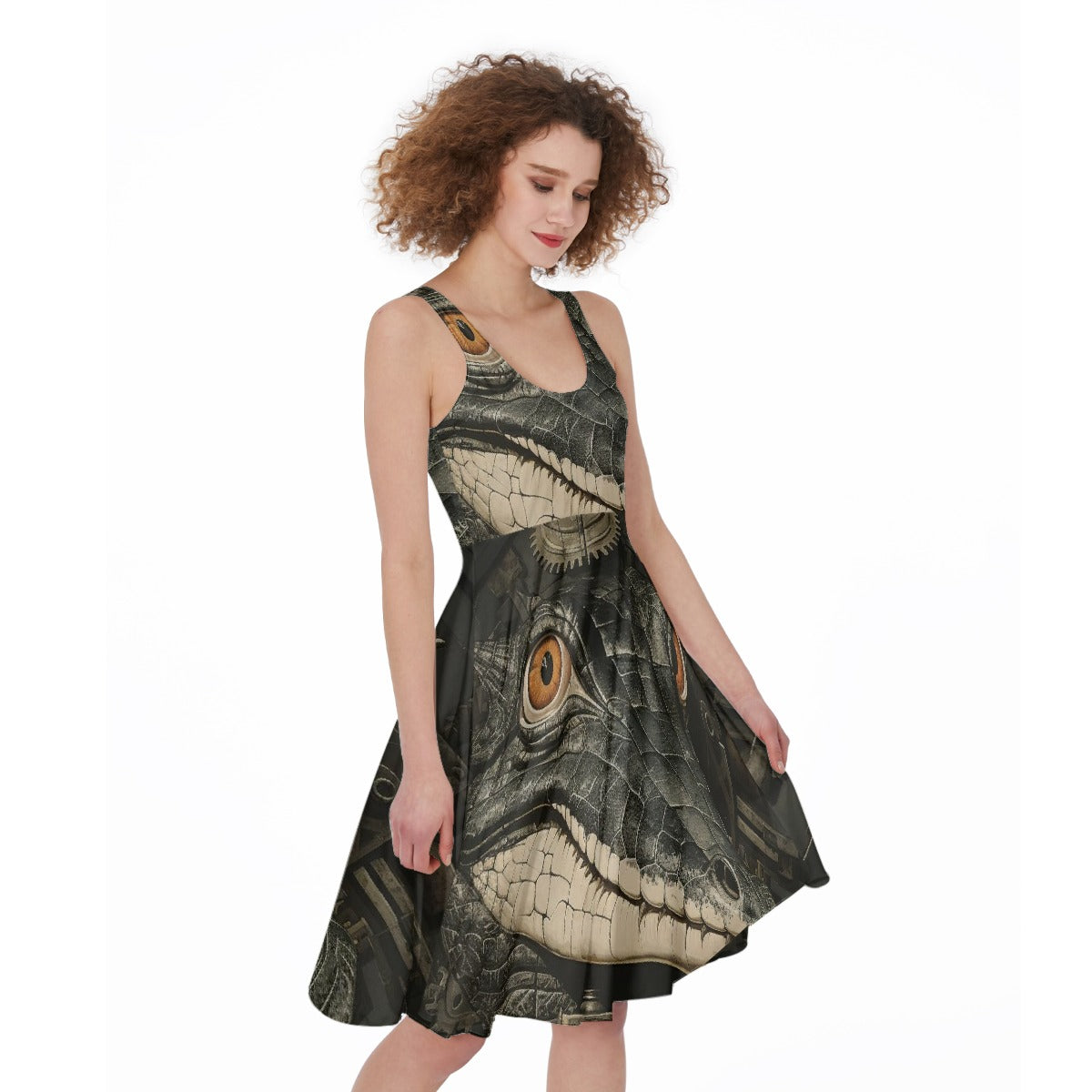 All-Over Print Women's Sleeveless Dress