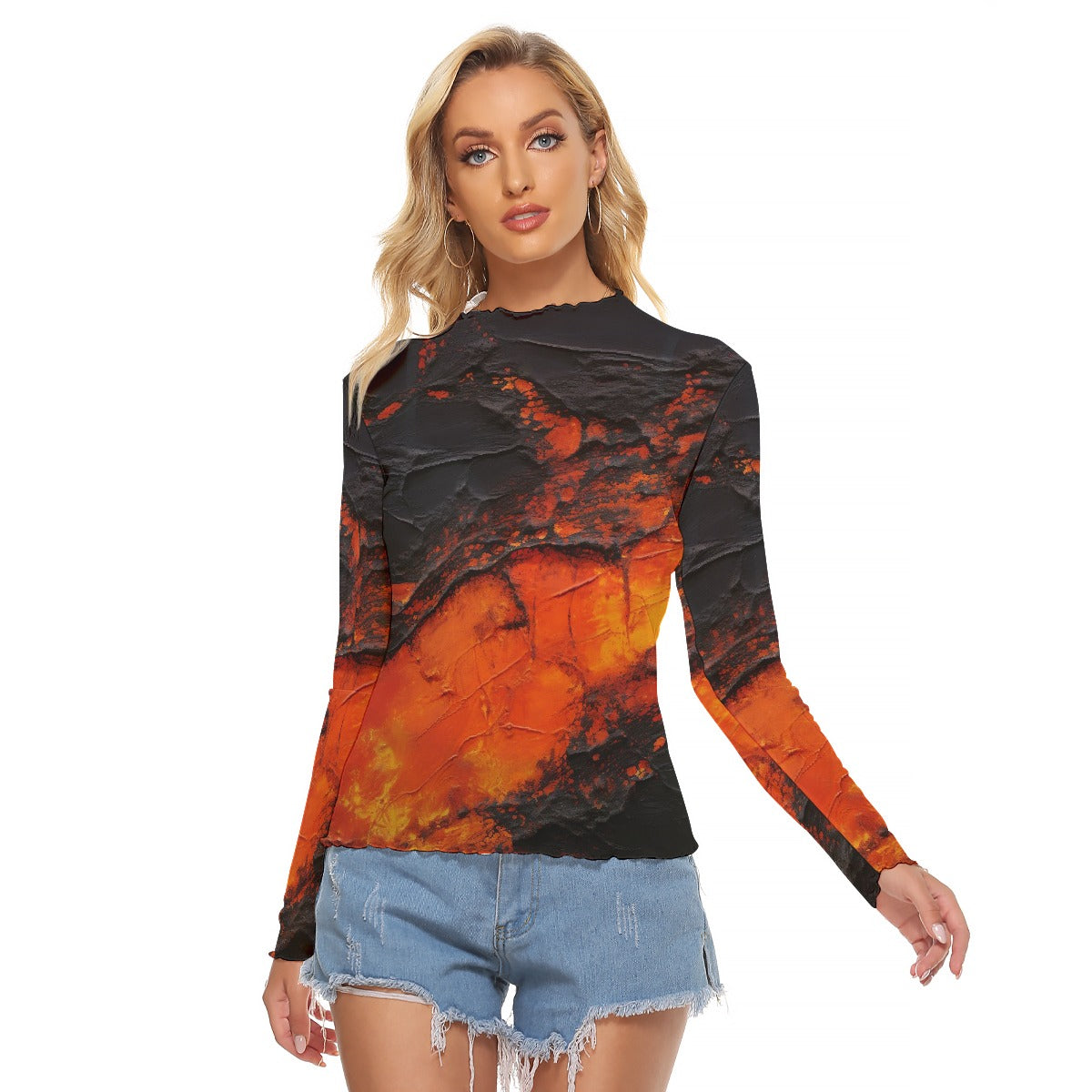 All-Over Print Women's Mesh T-shirt