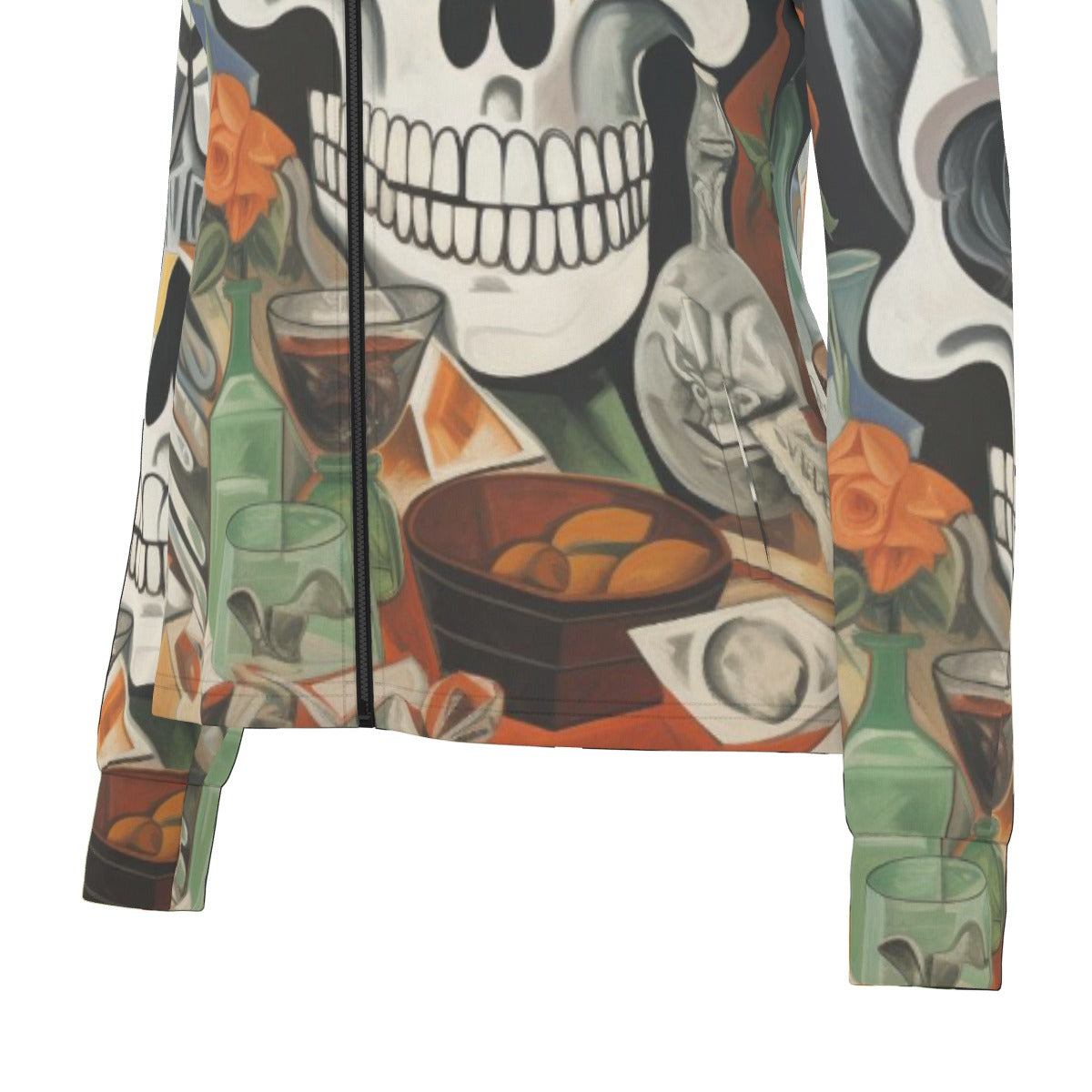 All-Over Print Women's Long Sleeve Thumbhole Jacket