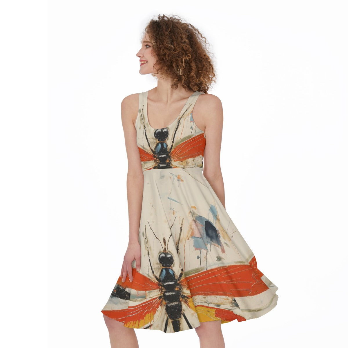 All-Over Print Women's Sleeveless Dress