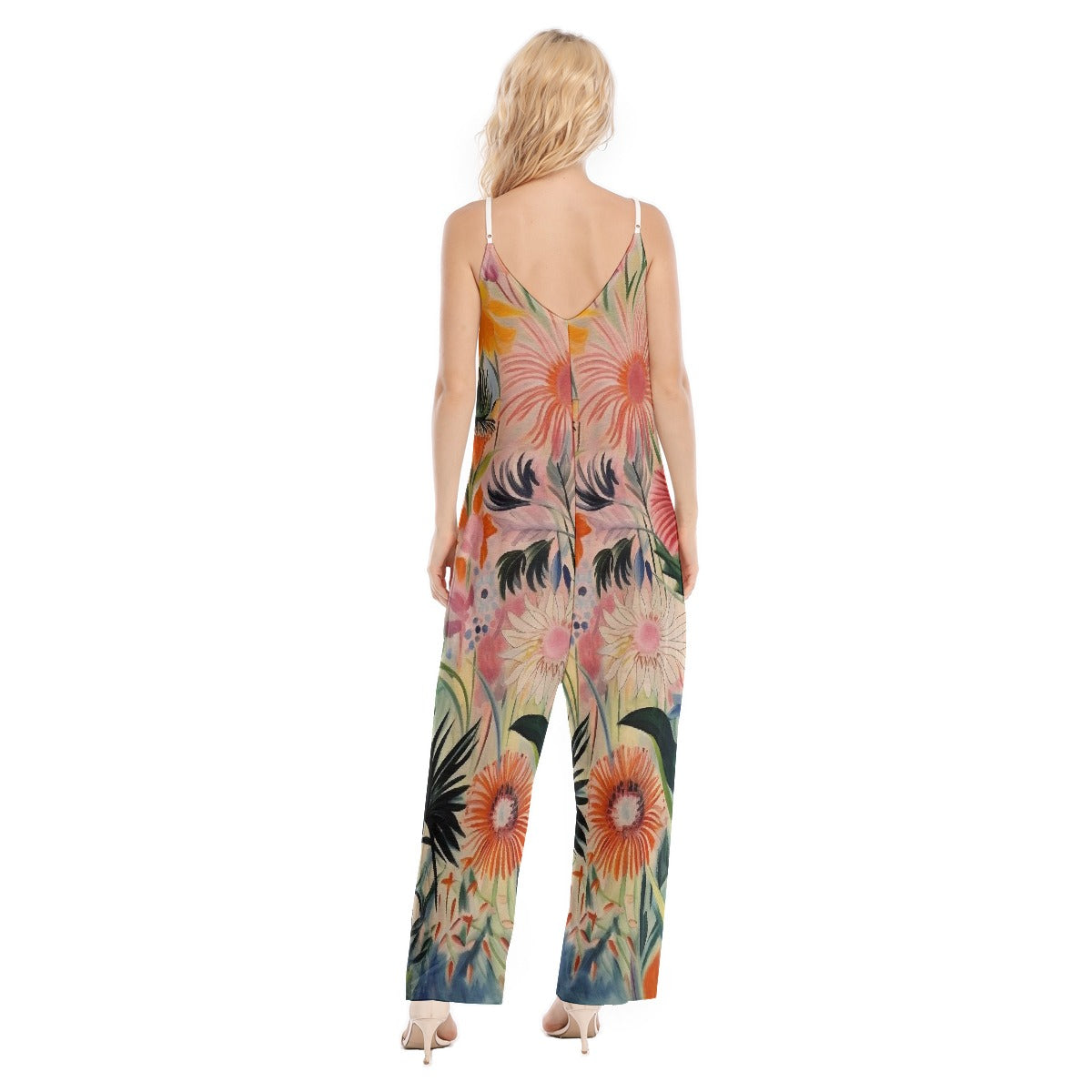 All-Over Print Women's Loose Cami Jumpsuit