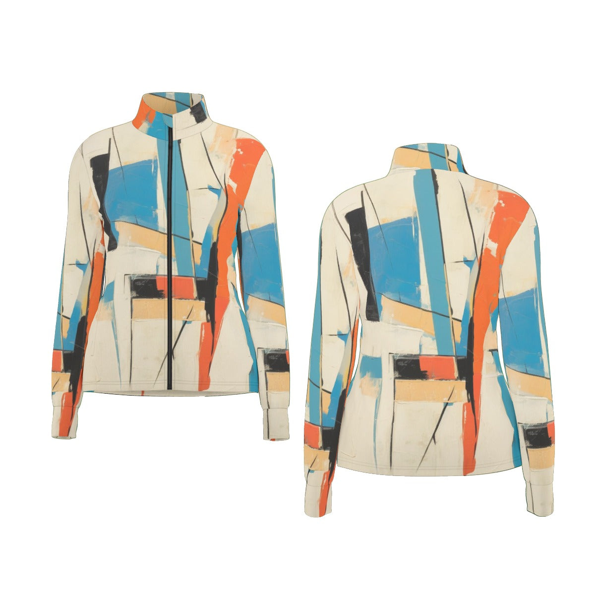 All-Over Print Women's Long Sleeve Thumbhole Jacket