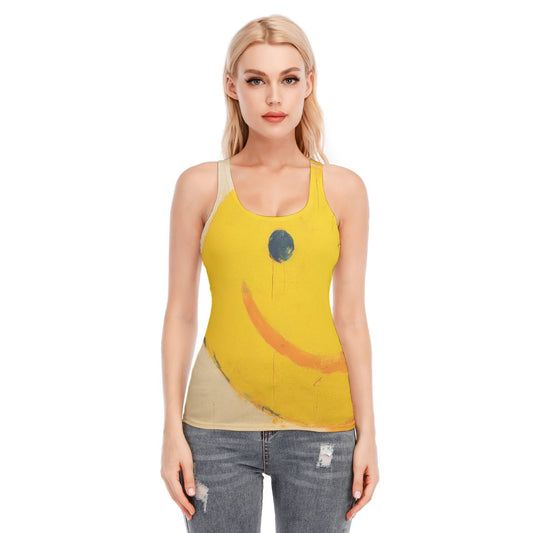 All-Over Print Women's Racer Vest | 190GSM Cotton