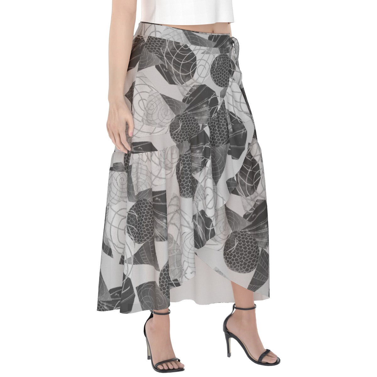All-Over Print Women's Wrap Skirt