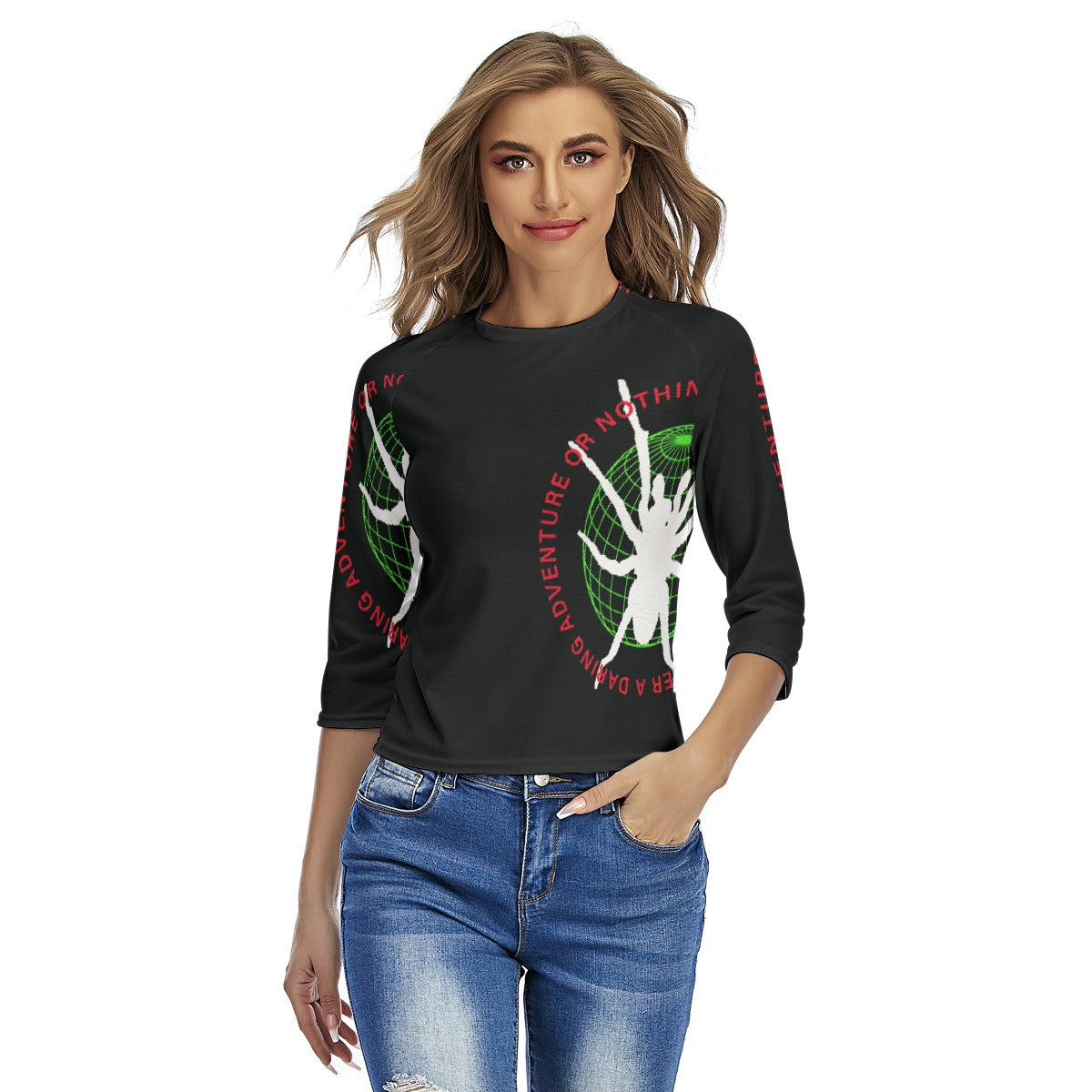 All-Over Print Women's Raglan Sleeves T-shirts