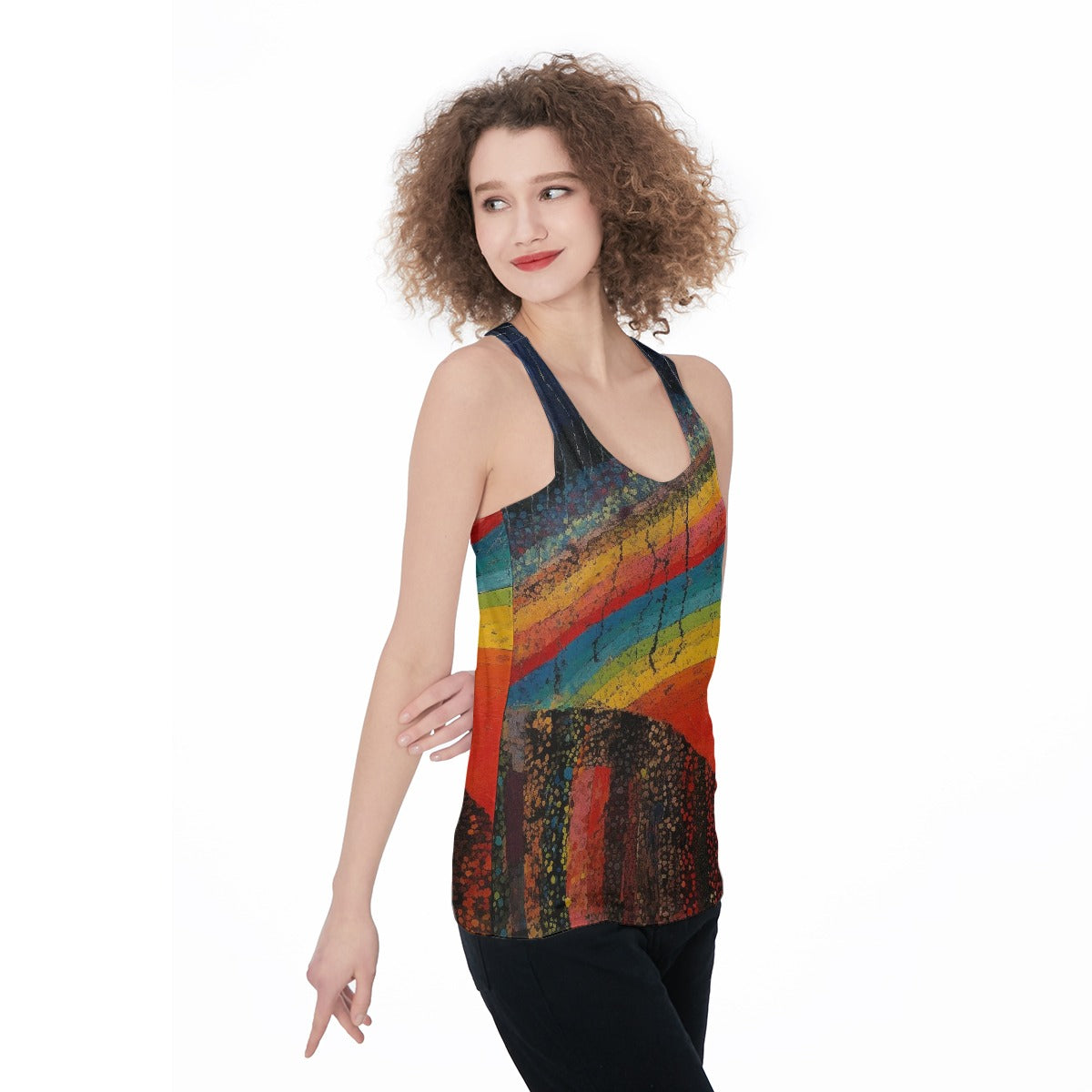 All-Over Print Women's Racerback Tank Top