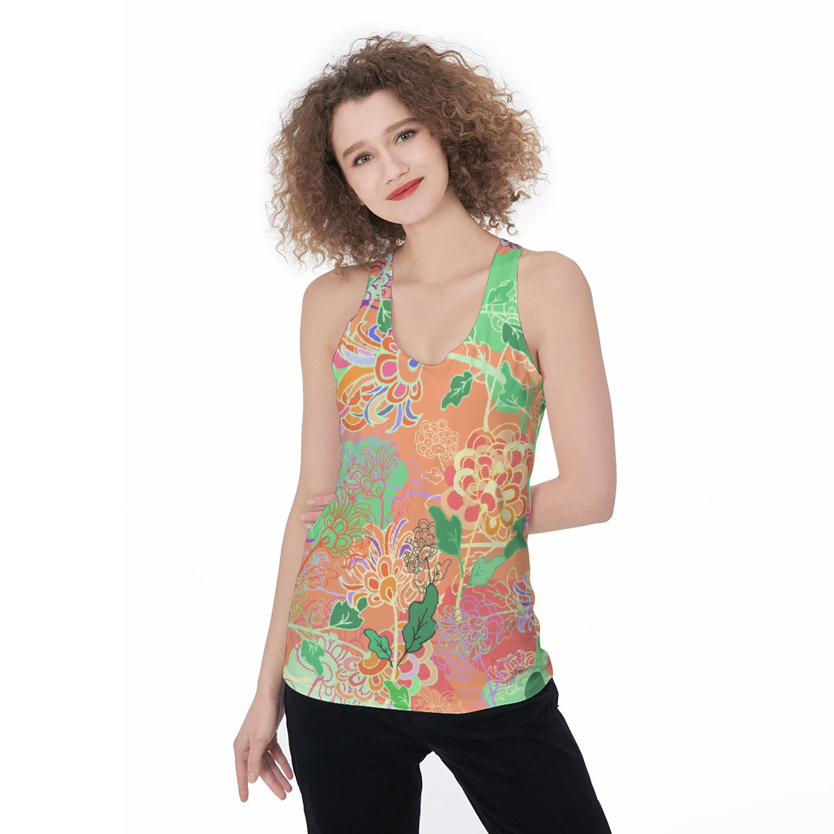 All-Over Print Women's Racerback Tank Top