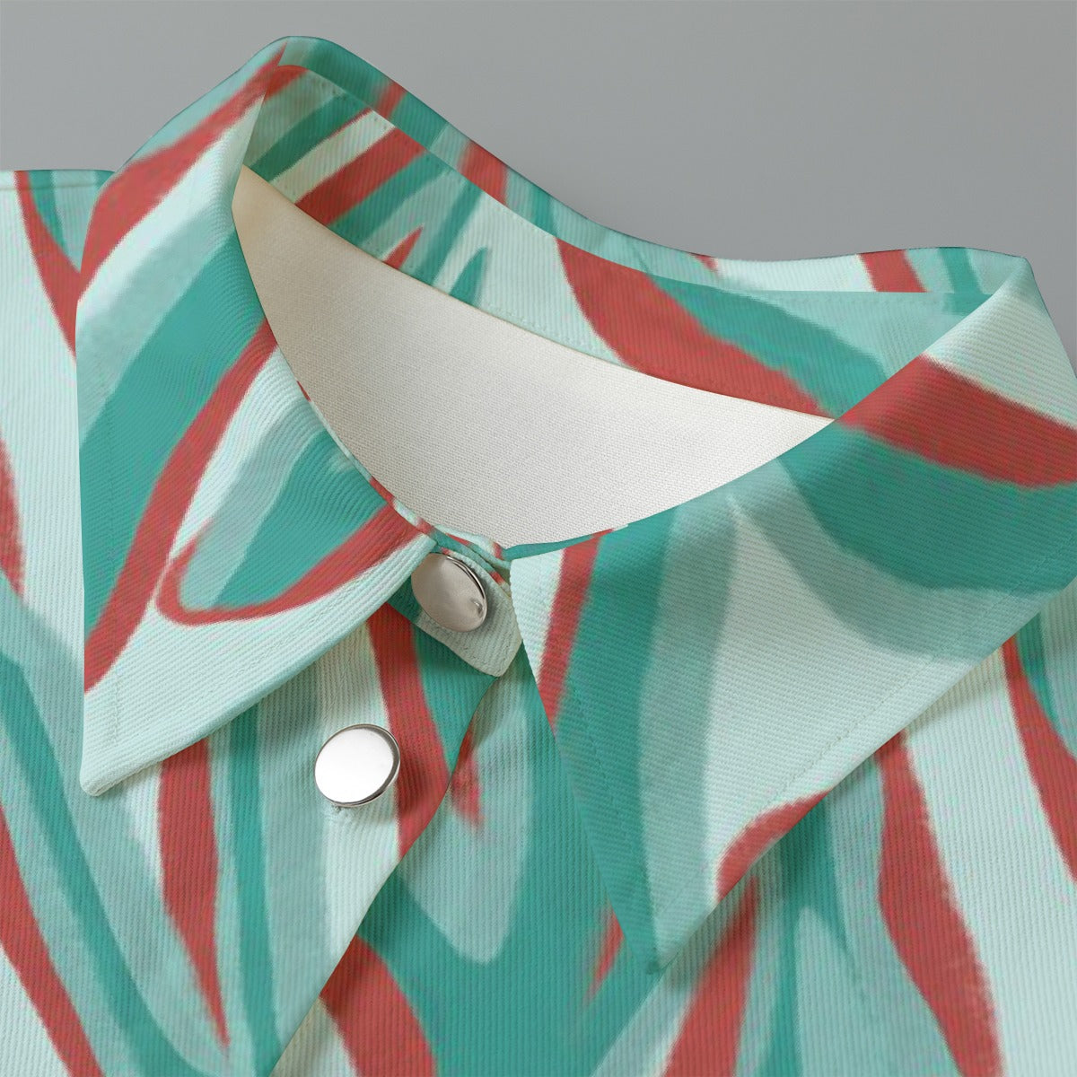 All-Over Print Women's Cropped Jacket | 245GSM Cotton