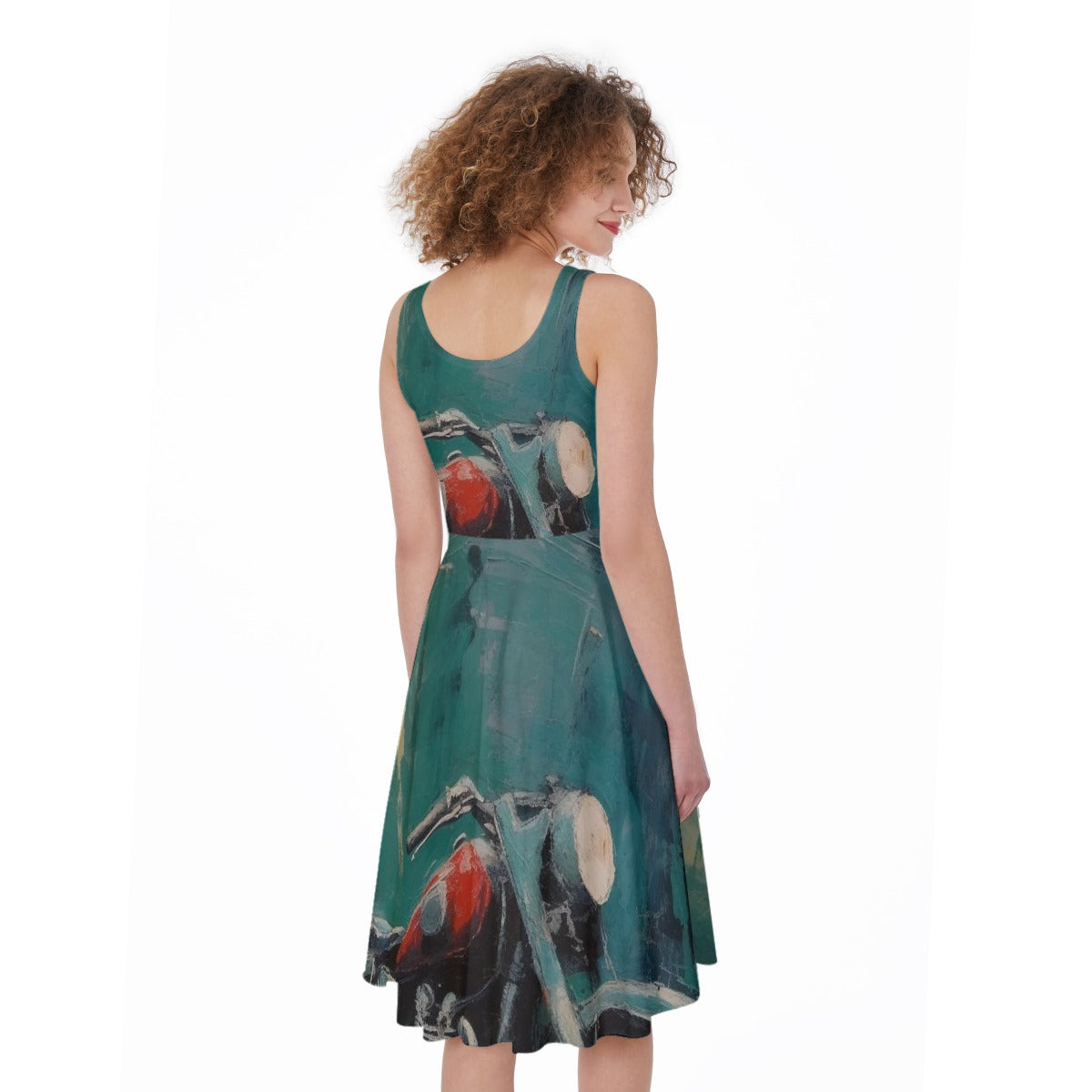 All-Over Print Women's Sleeveless Dress
