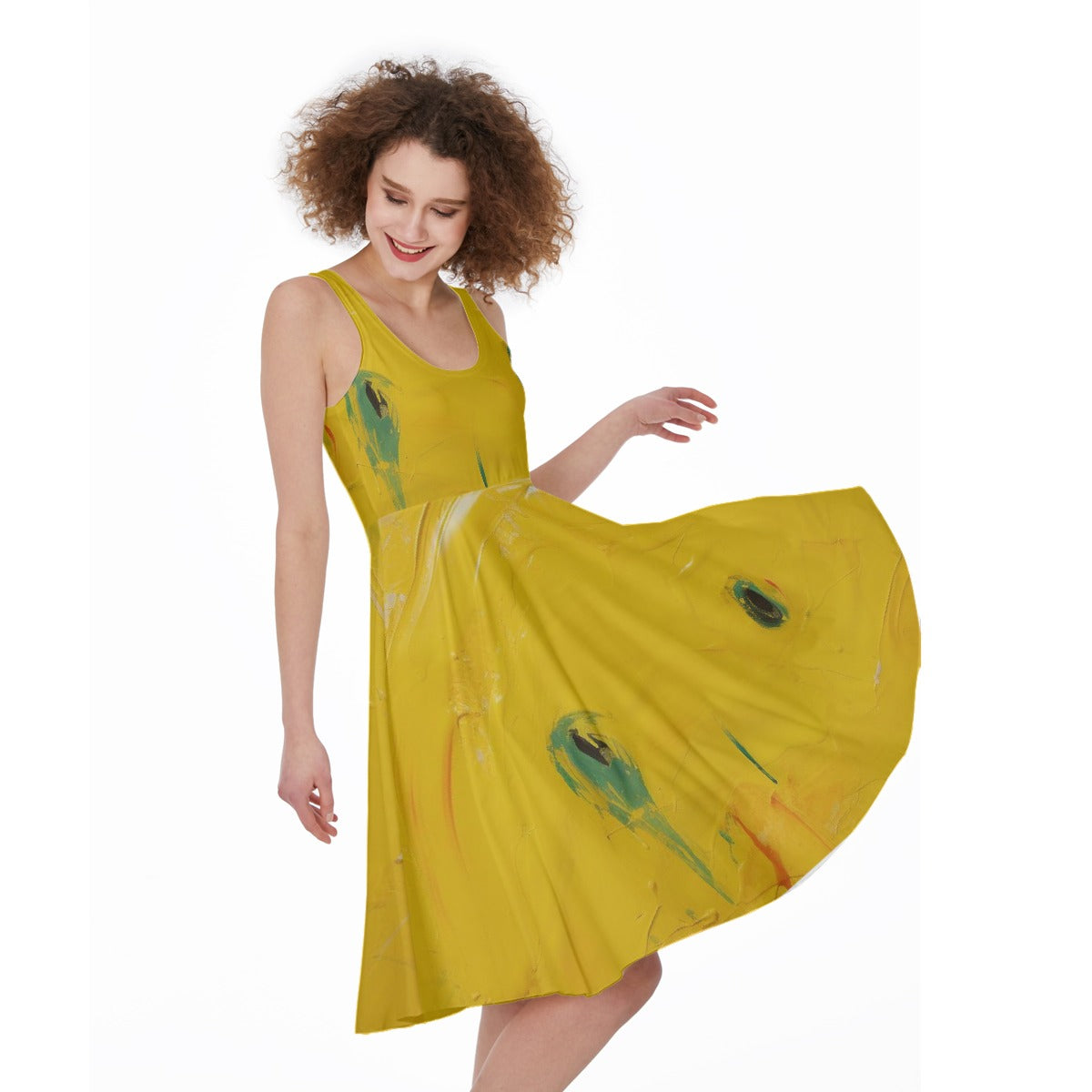 All-Over Print Women's Sleeveless Dress