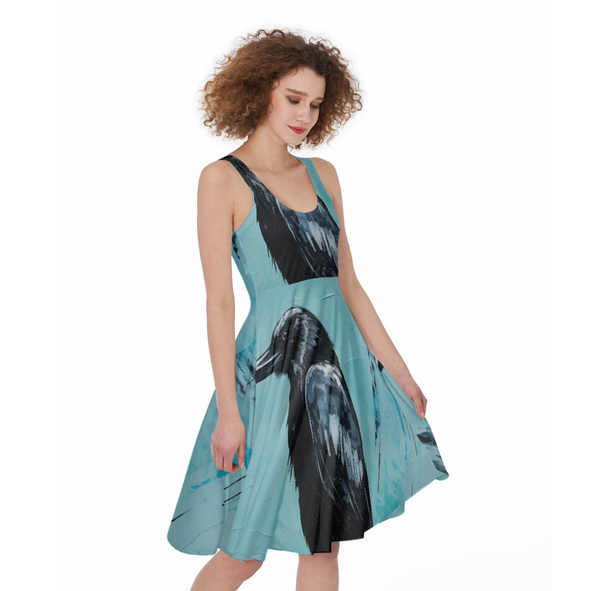 All-Over Print Women's Sleeveless Dress