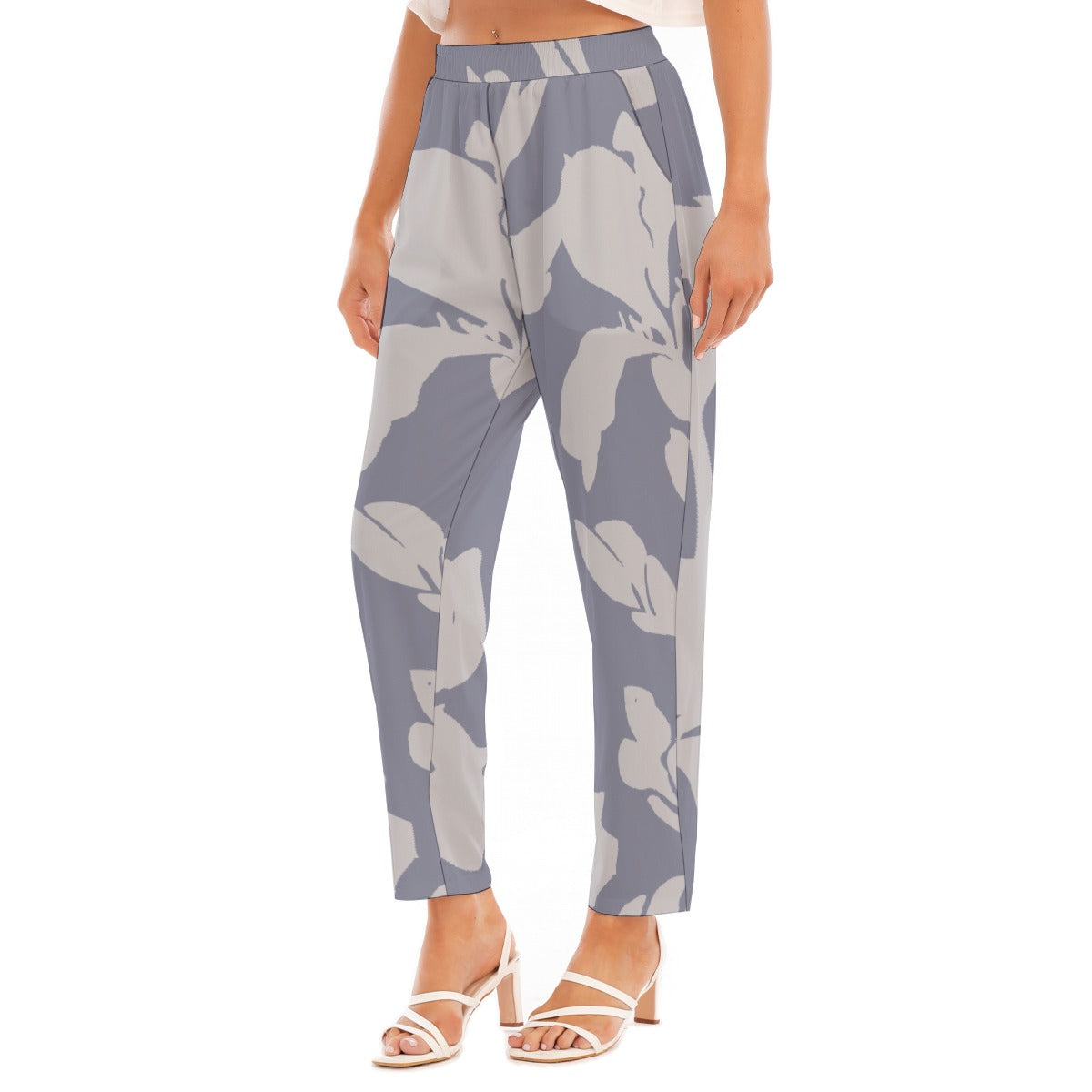 All-Over Print Women's Loose Straight-leg Pants