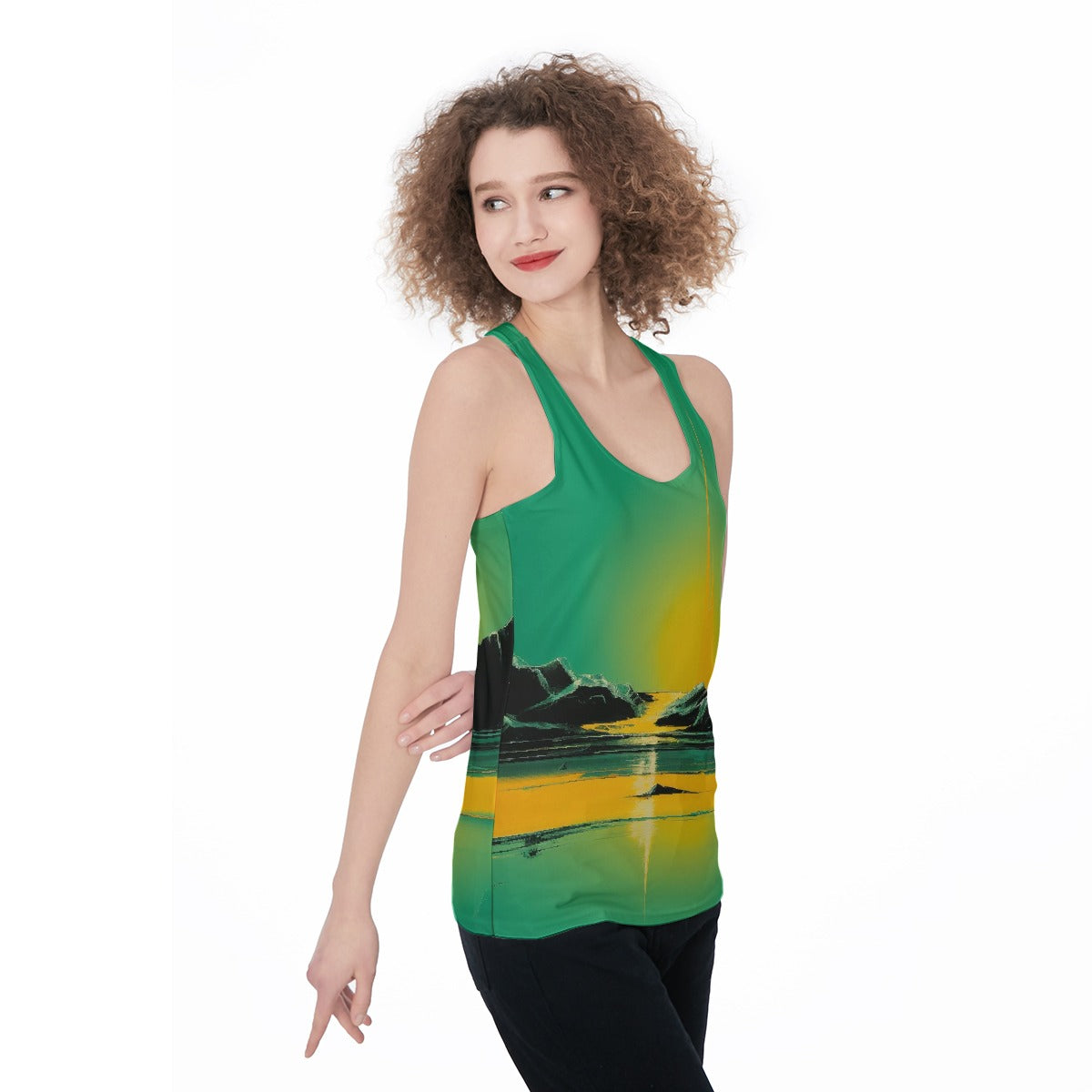 All-Over Print Women's Racerback Tank Top
