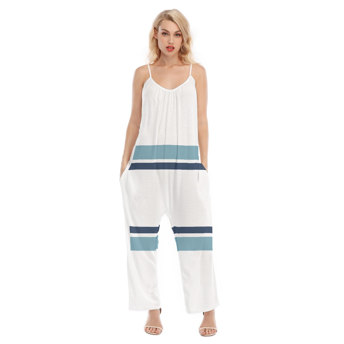 All-Over Print Women's Loose Cami Jumpsuit