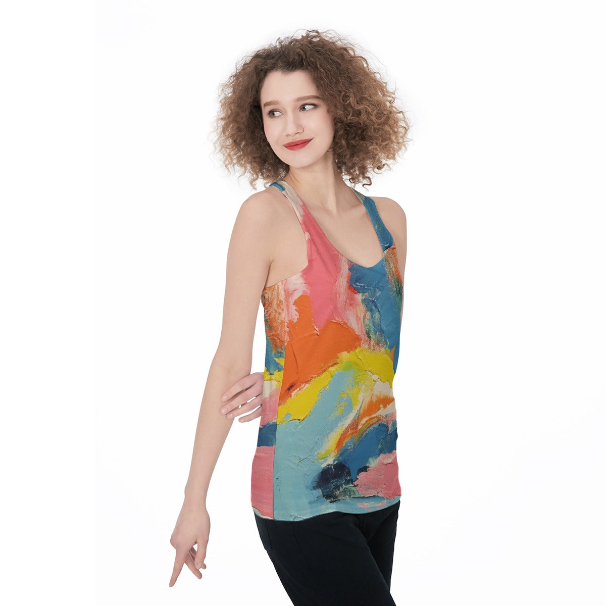 All-Over Print Women's Racerback Tank Top