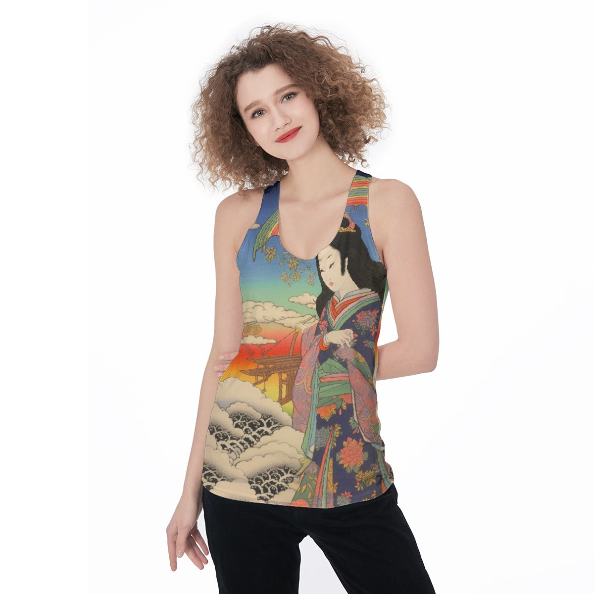 All-Over Print Women's Racerback Tank Top