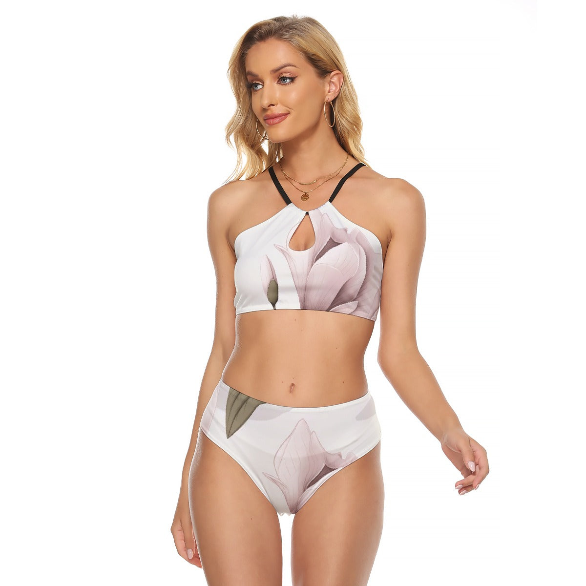 All-Over Print Women's Cami Keyhole One-piece Swimsuit