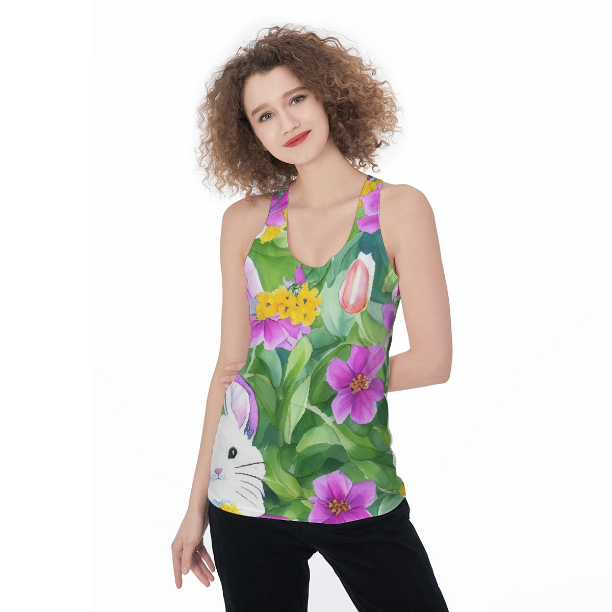 All-Over Print Women's Racerback Tank Top