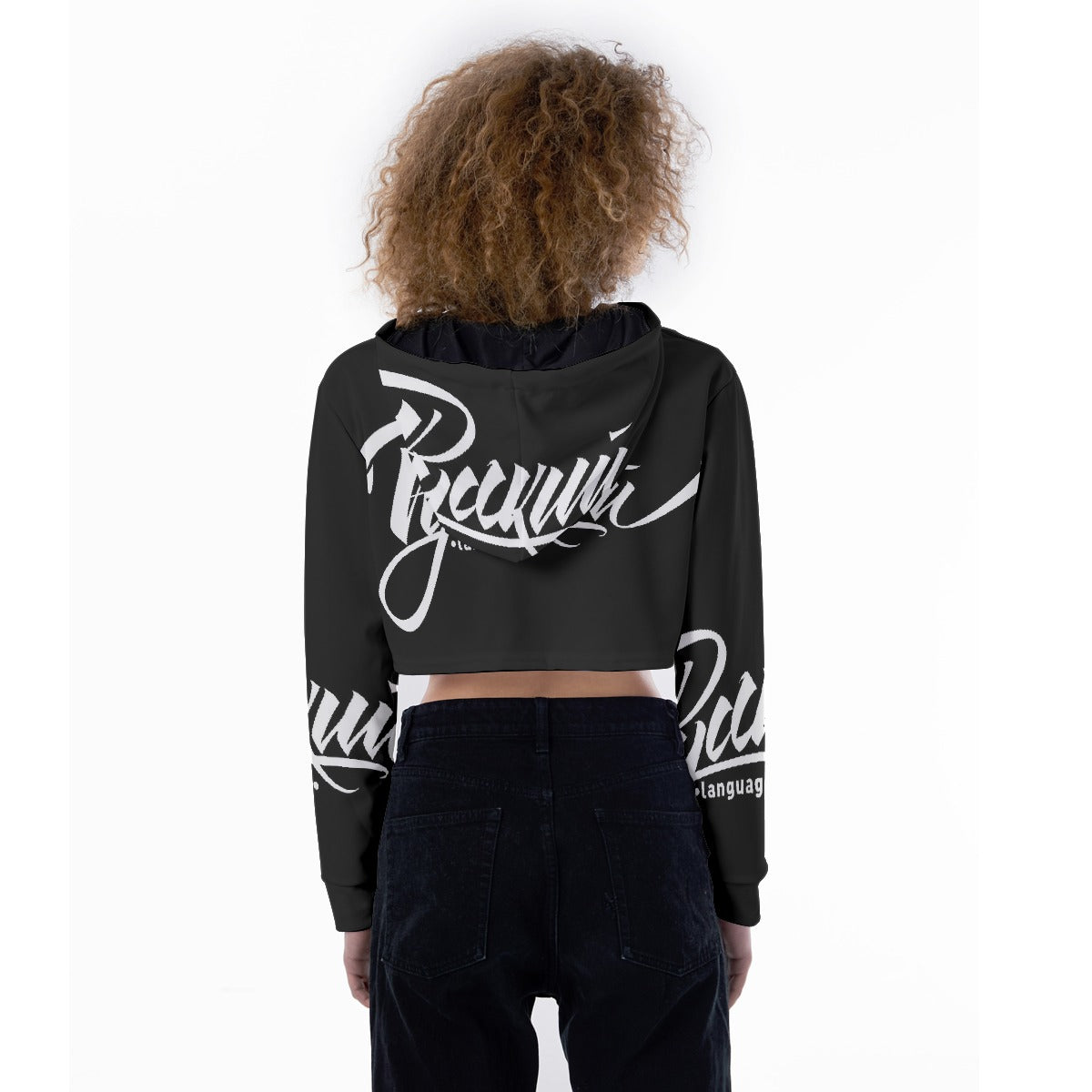 All-Over Print Women's Crop Top Hoodie