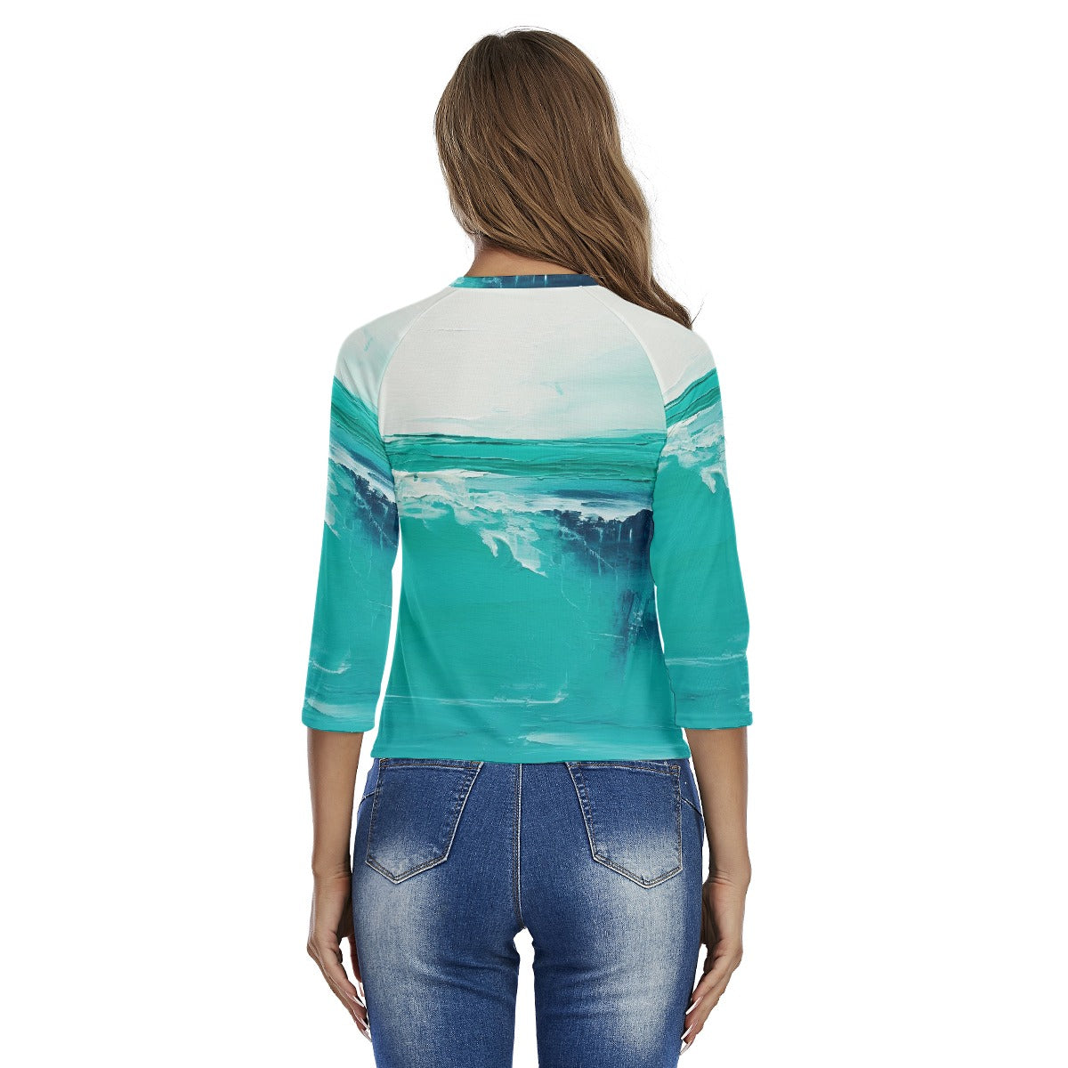 All-Over Print Women's Raglan Sleeves T-shirts