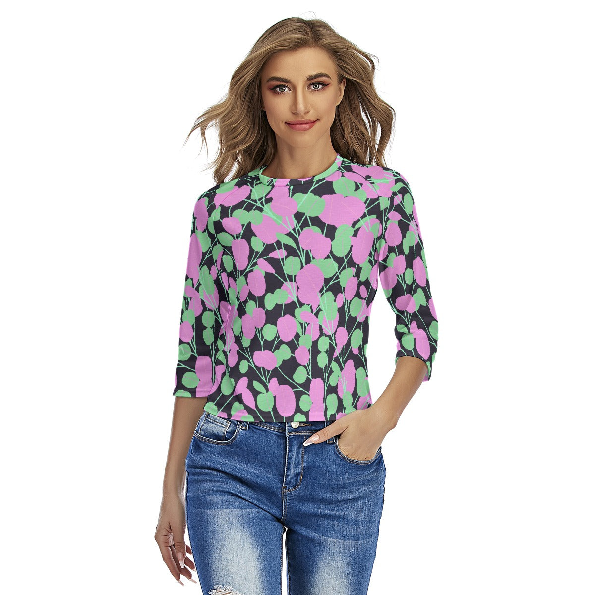 All-Over Print Women's Raglan Sleeves T-shirts
