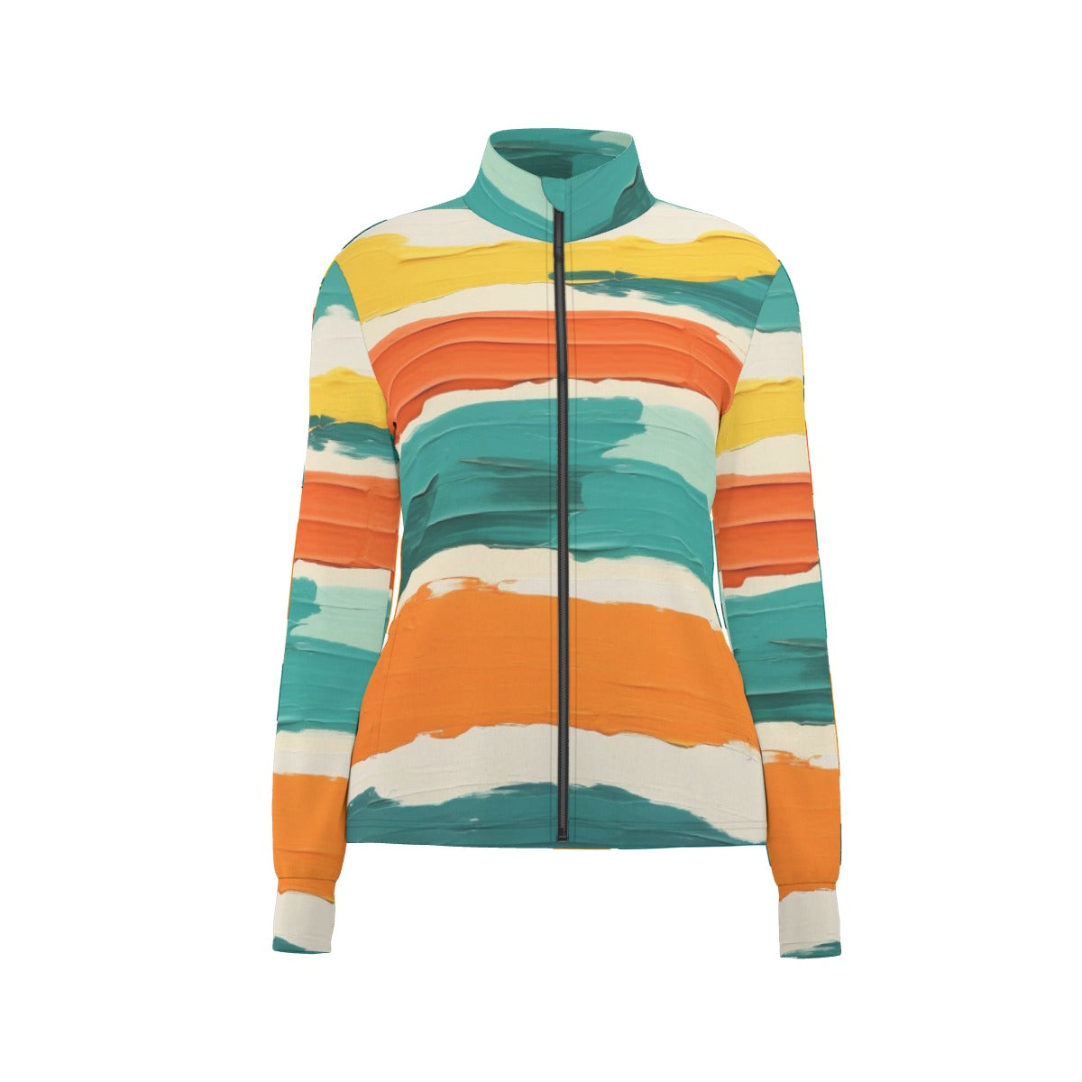 All-Over Print Women's Long Sleeve Thumbhole Jacket