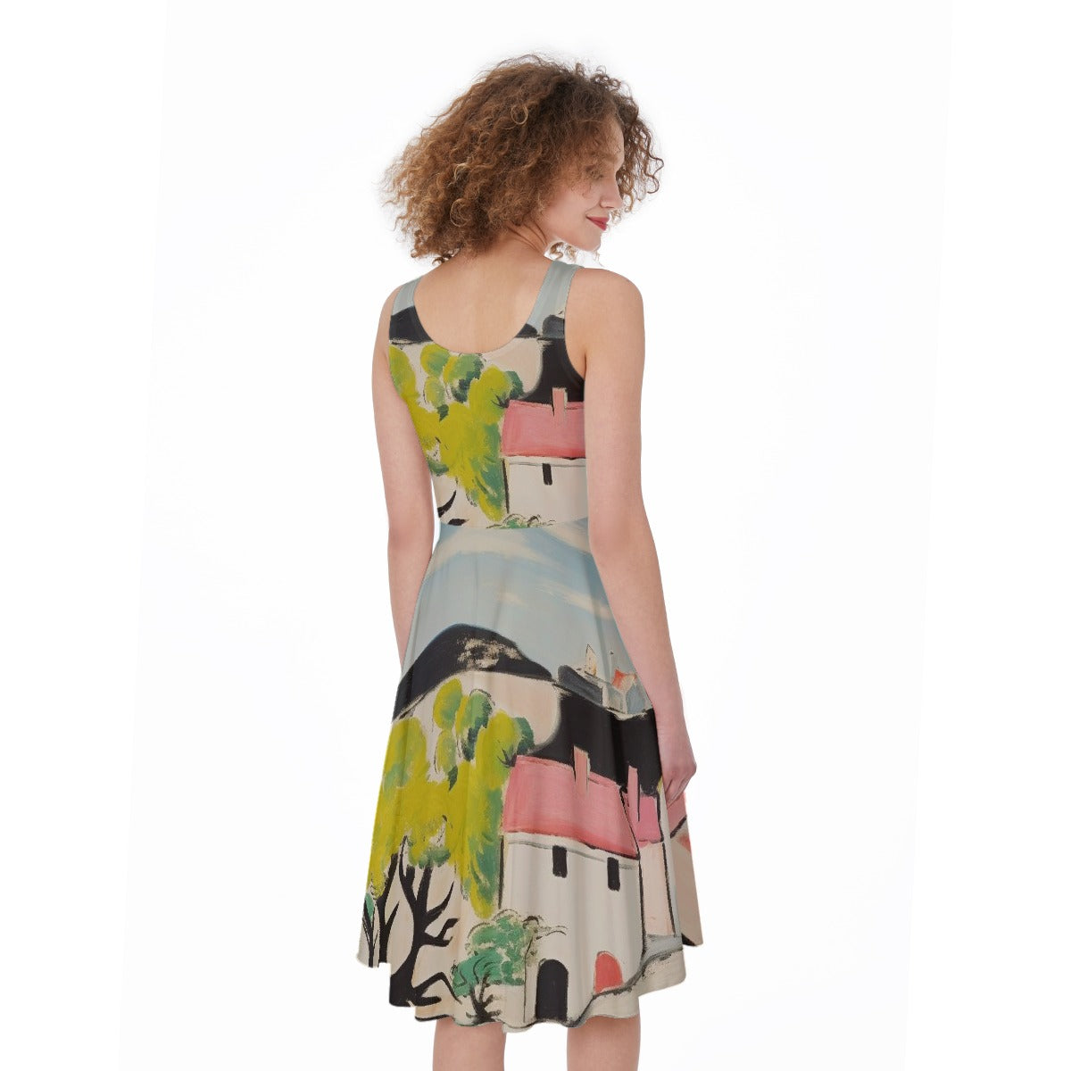All-Over Print Women's Sleeveless Dress