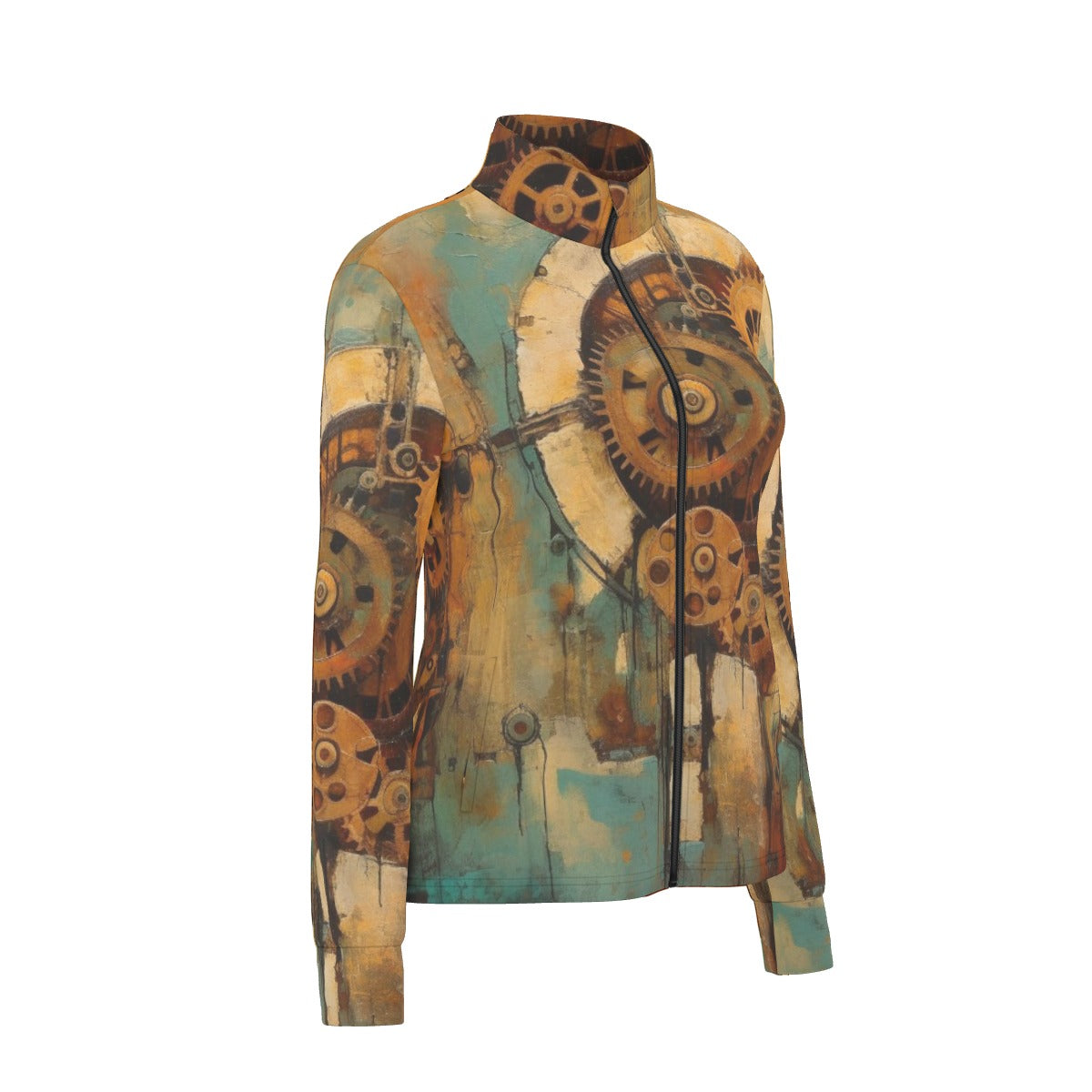 All-Over Print Women's Long Sleeve Thumbhole Jacket