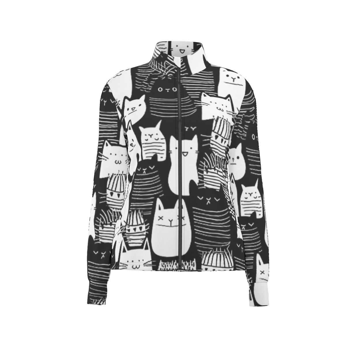 All-Over Print Women's Long Sleeve Thumbhole Jacket