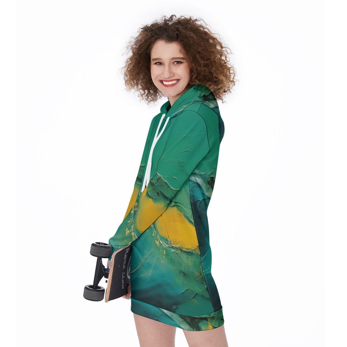 All-Over Print Women's Long Hoodie