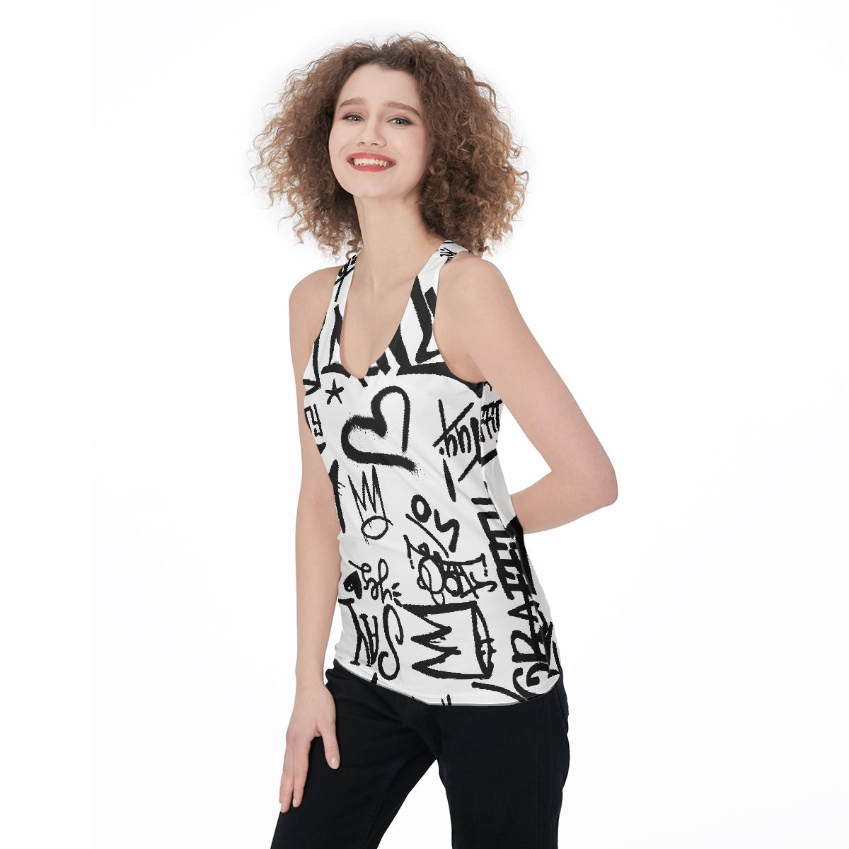 All-Over Print Women's Racerback Tank Top