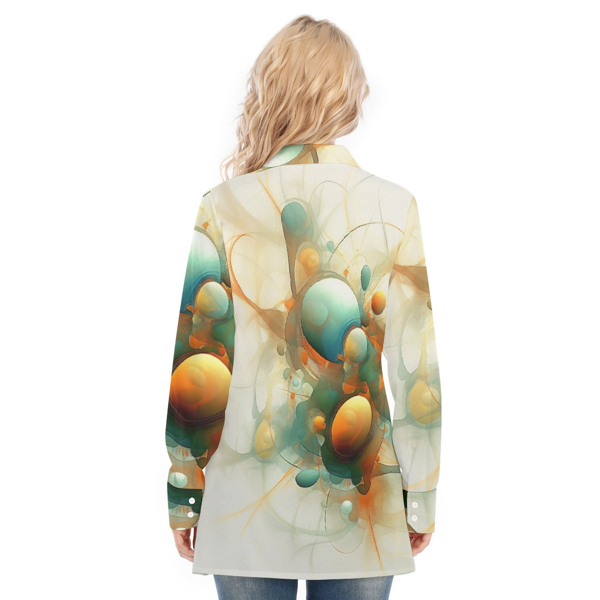 All-Over Print Women's Long Shirt