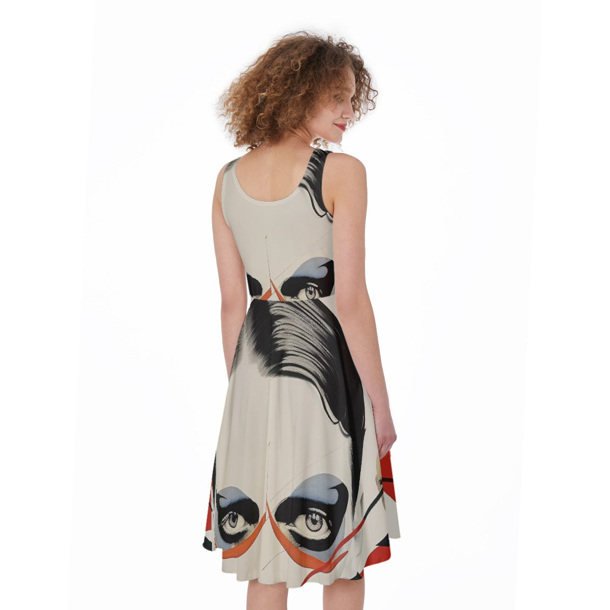 All-Over Print Women's Sleeveless Dress