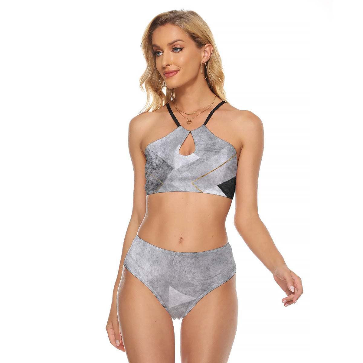 All-Over Print Women's Cami Keyhole One-piece Swimsuit