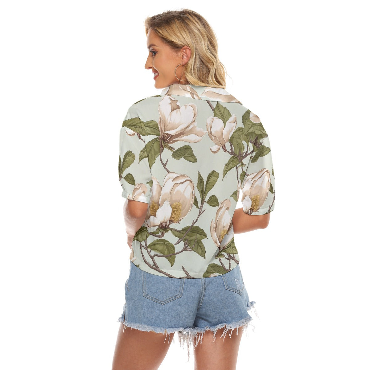 All-Over Print Women's V-neck Shirts