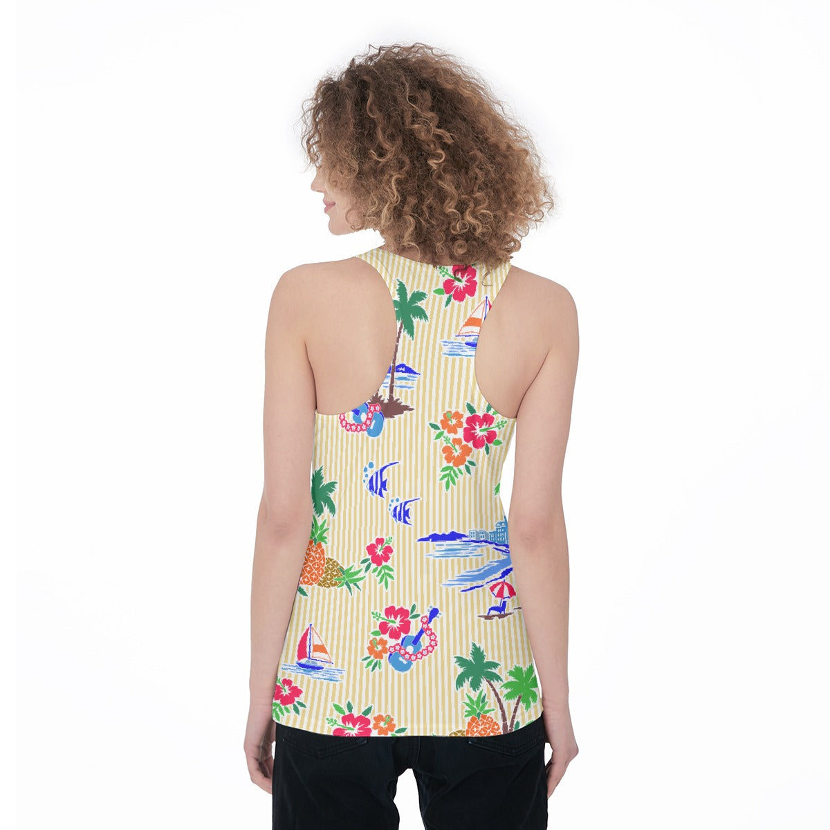 All-Over Print Women's Racerback Tank Top