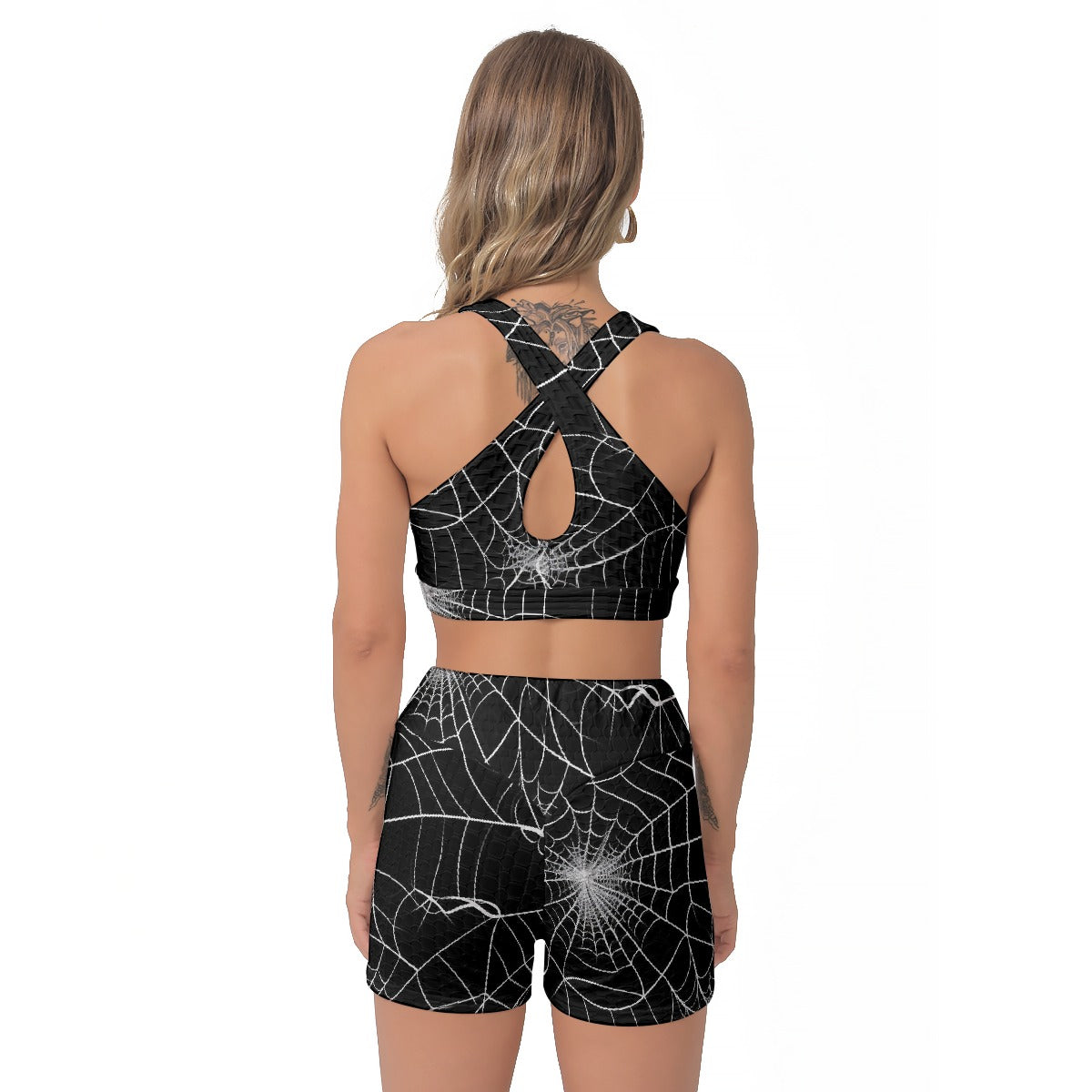 All-Over Print Women's Sports Bra Suit