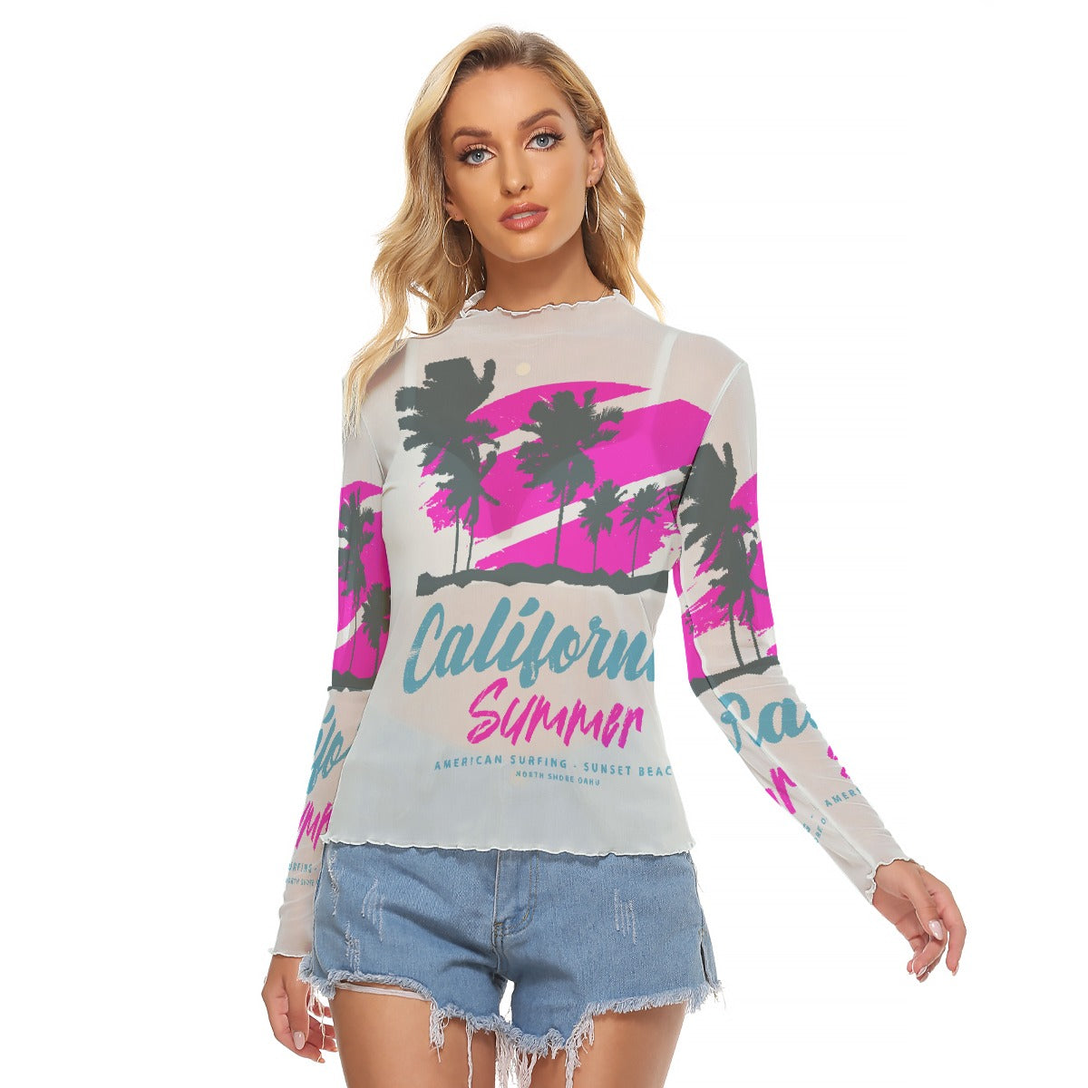 All-Over Print Women's Mesh T-shirt
