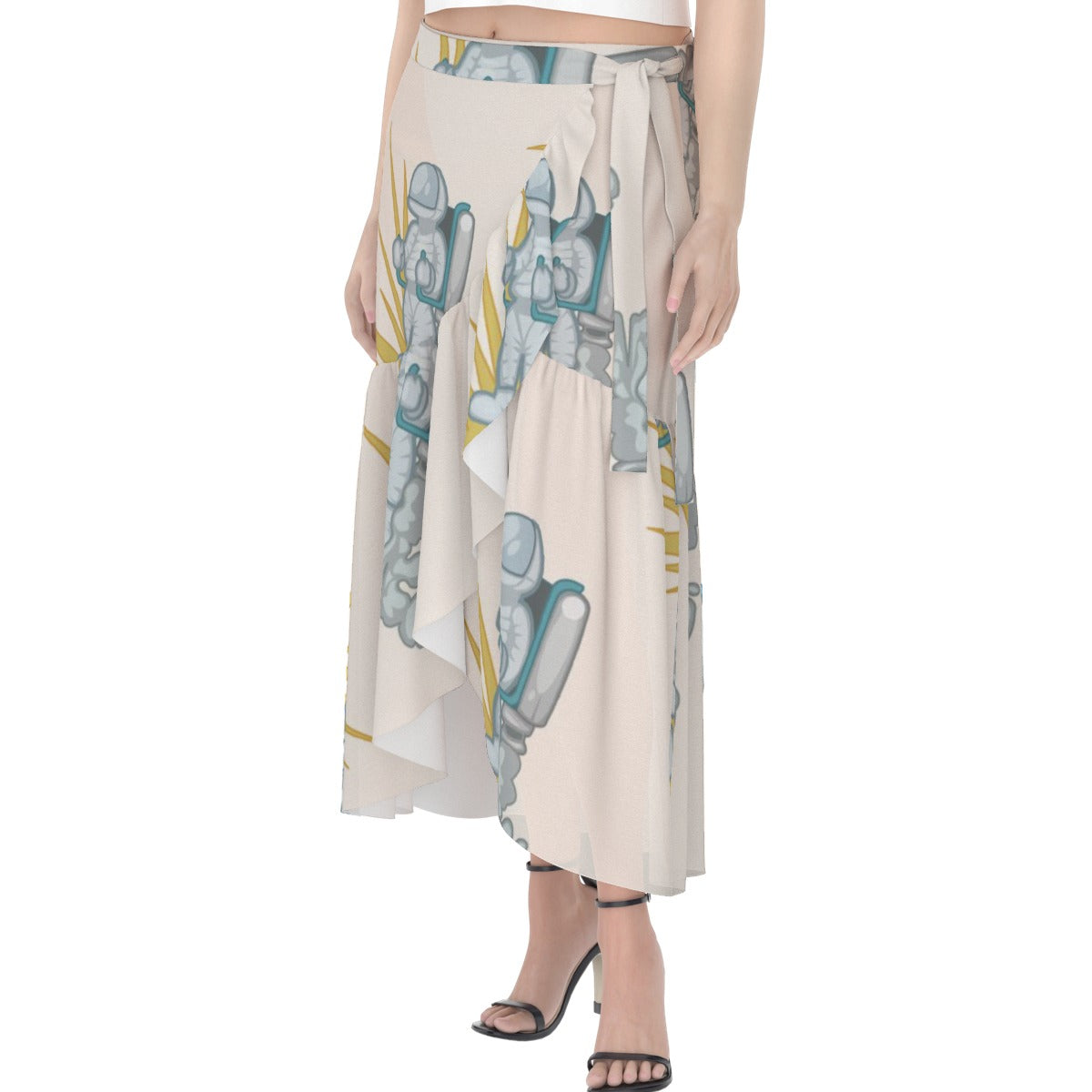 All-Over Print Women's Wrap Skirt
